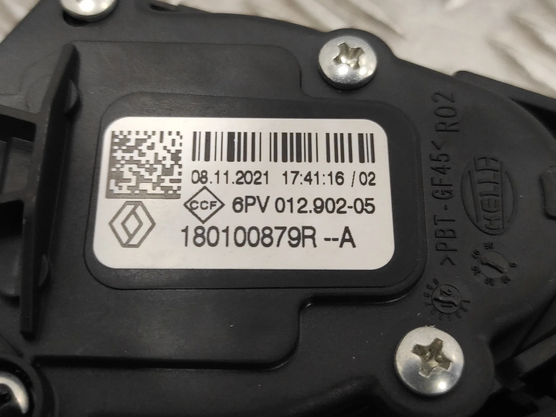 Pedal Acelerador para Renault Captur Ii