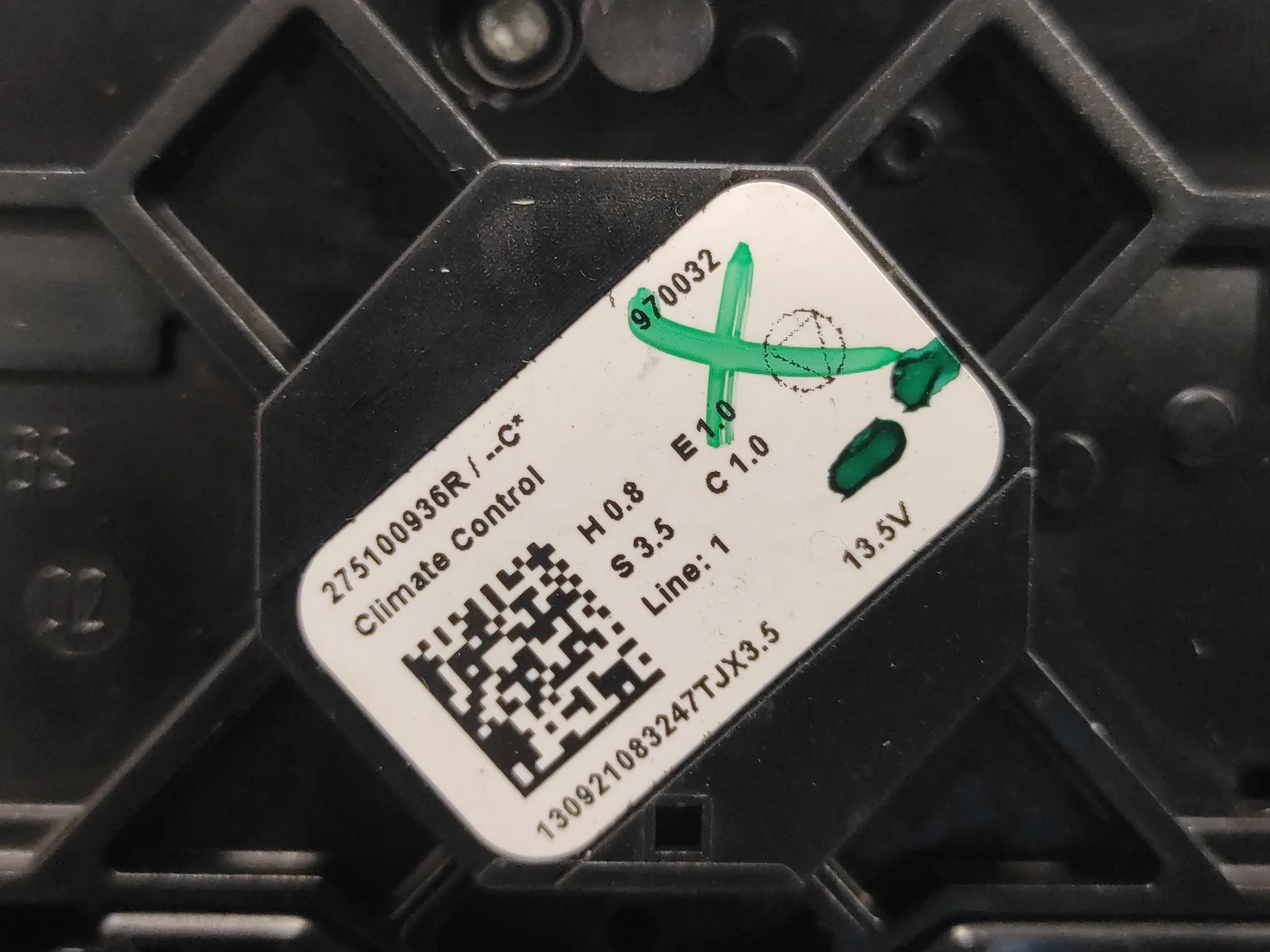 Mando Climatizador para Renault Captur Ii