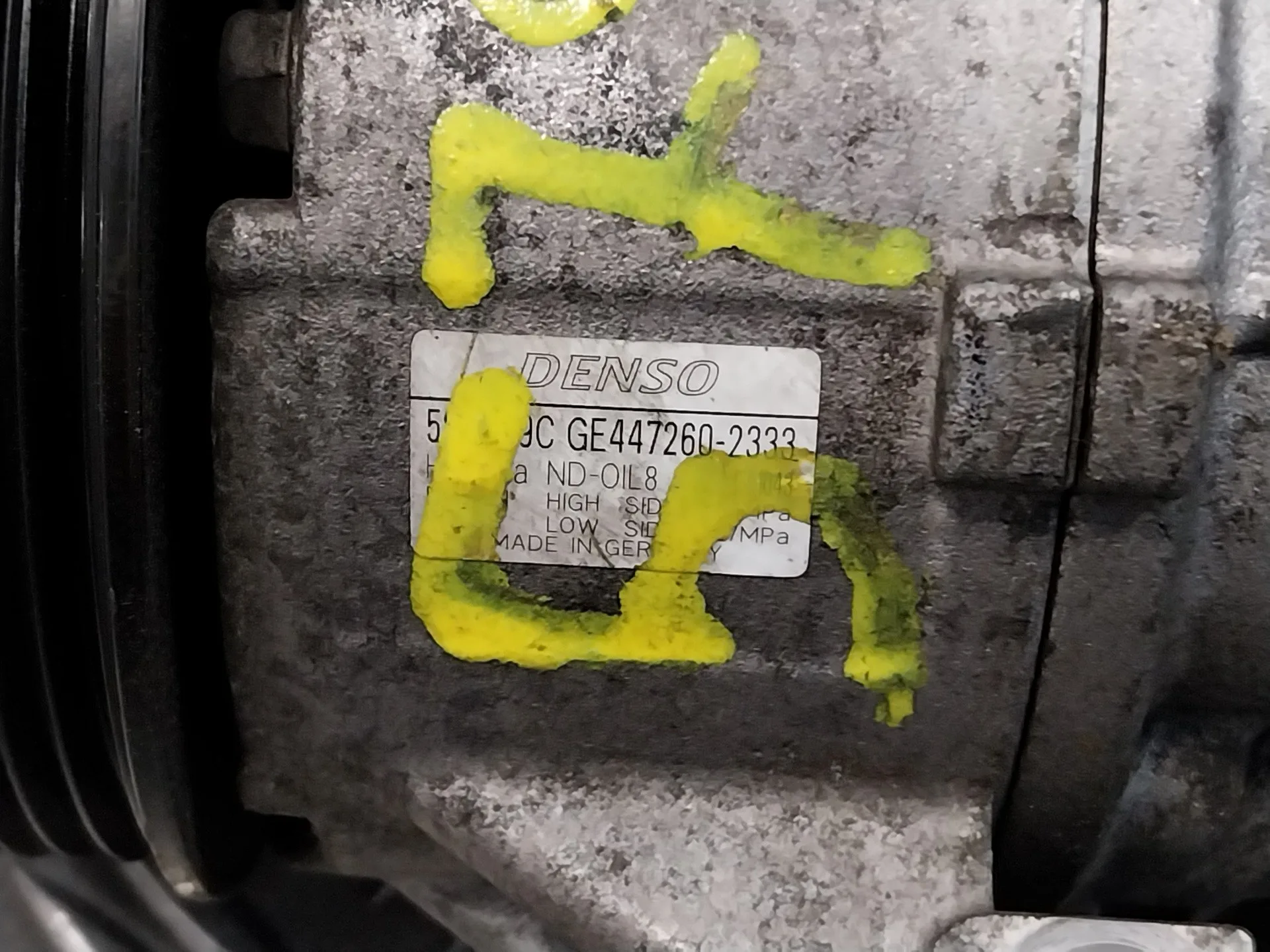 Compresor Aire Acondicionado para Toyota Yaris