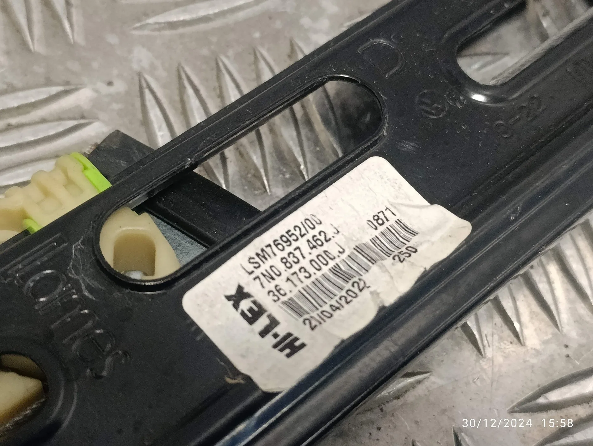 Elevalunas Delantero Derecho para Seat Alhambra (7N)
