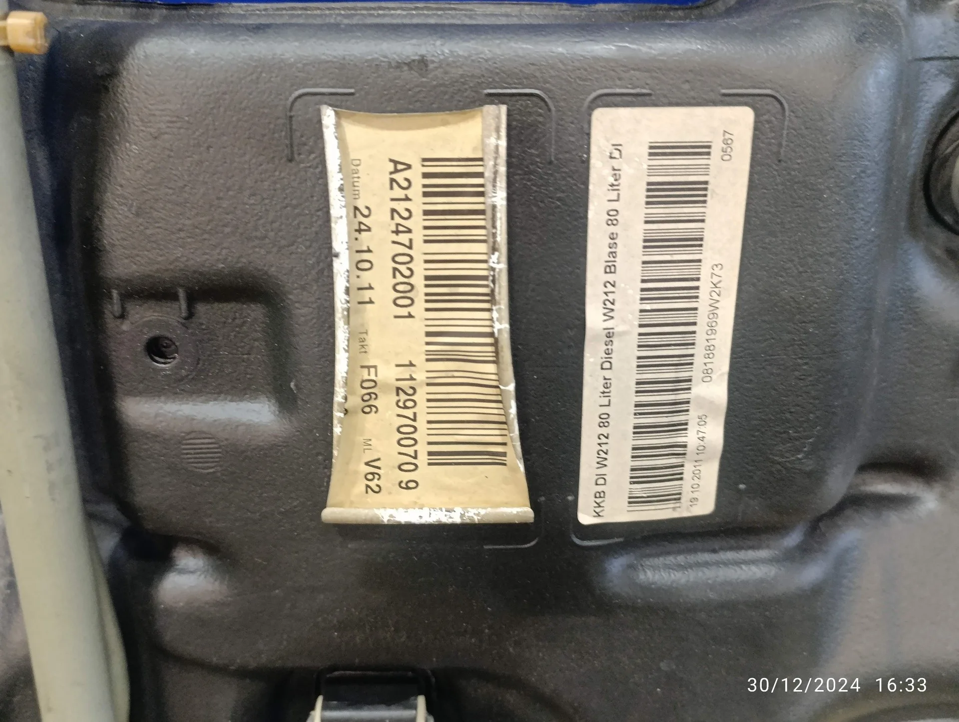 Deposito Combustible para Mercedes-Benz Clase E (W212) Lim.
