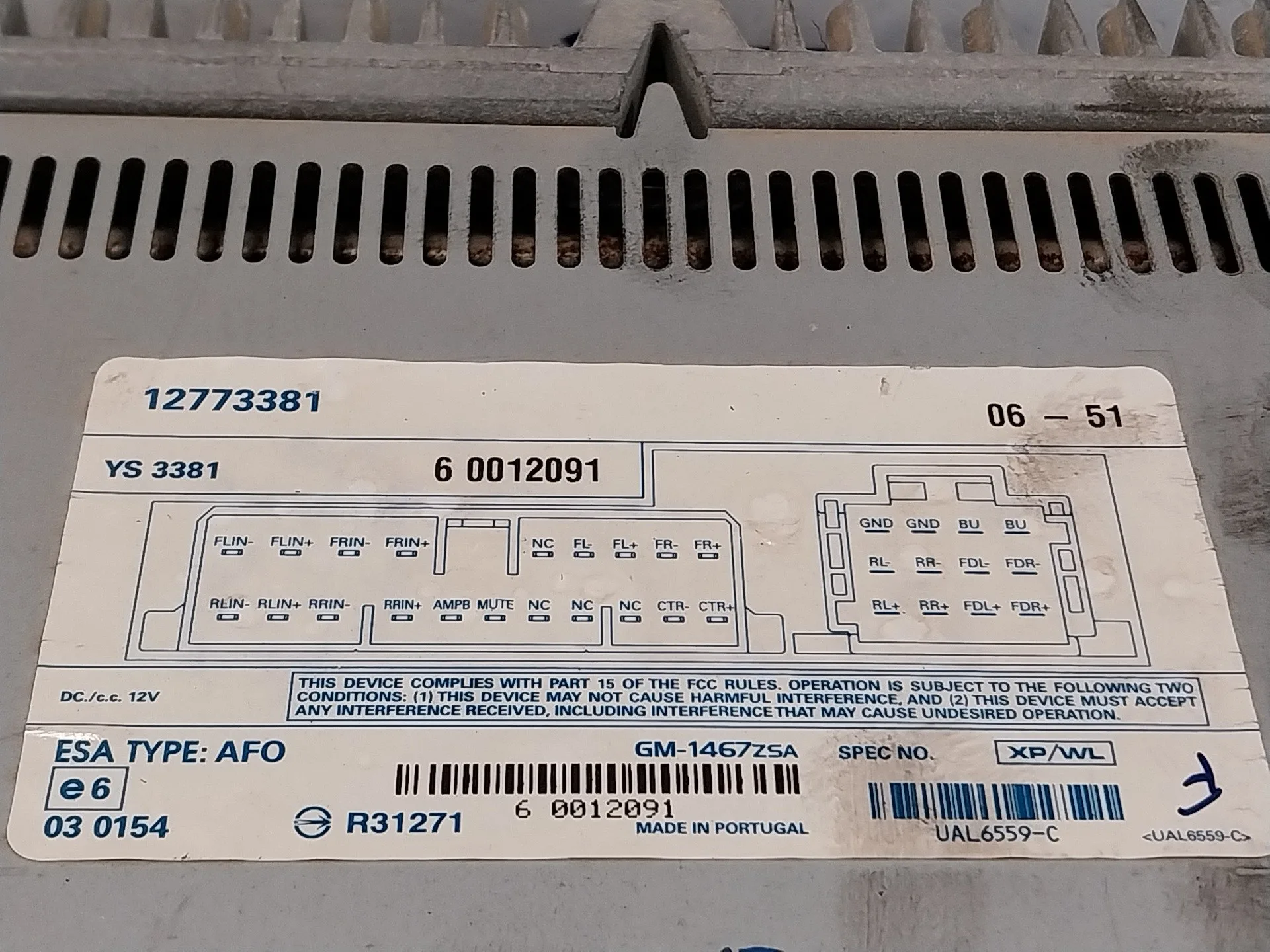 Amplificador Radio para Saab 9-3 Sport Sedan