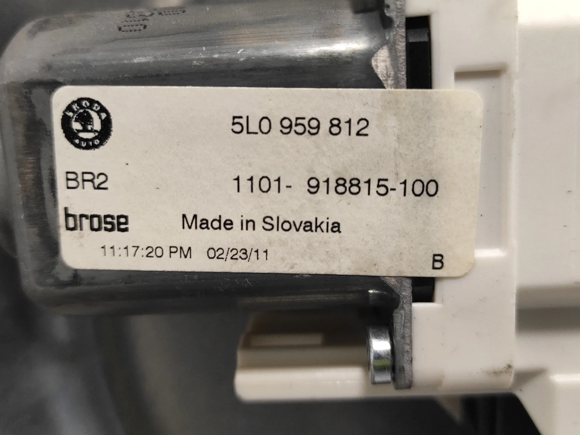 Elevalunas Trasero Derecho para Skoda Yeti