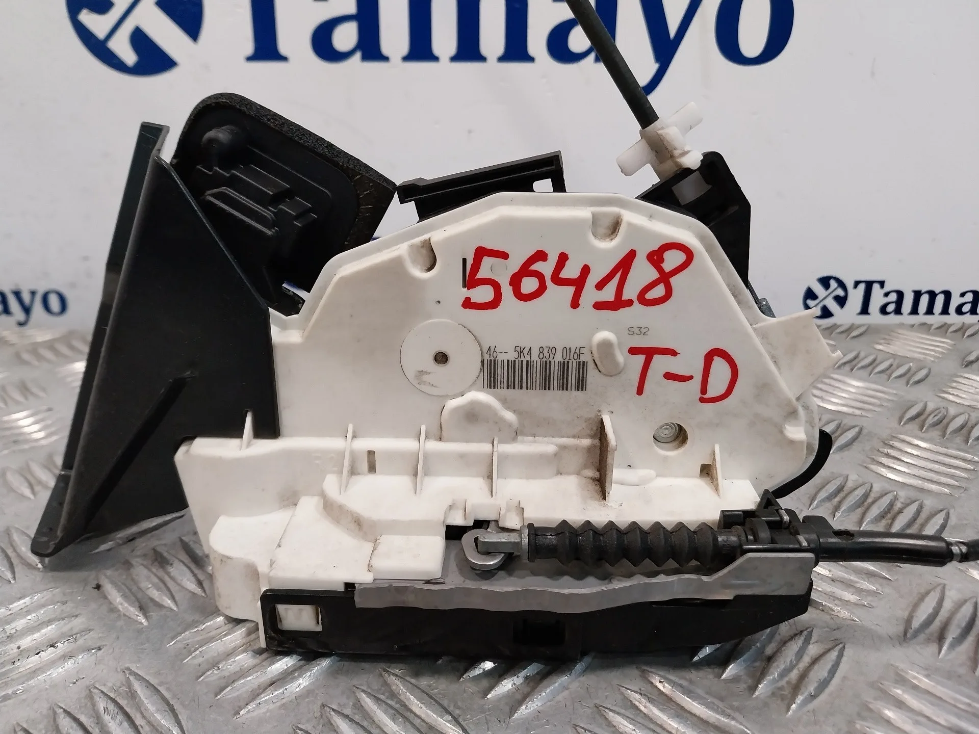Cerradura Puerta Trasera Derecha para Skoda Yeti