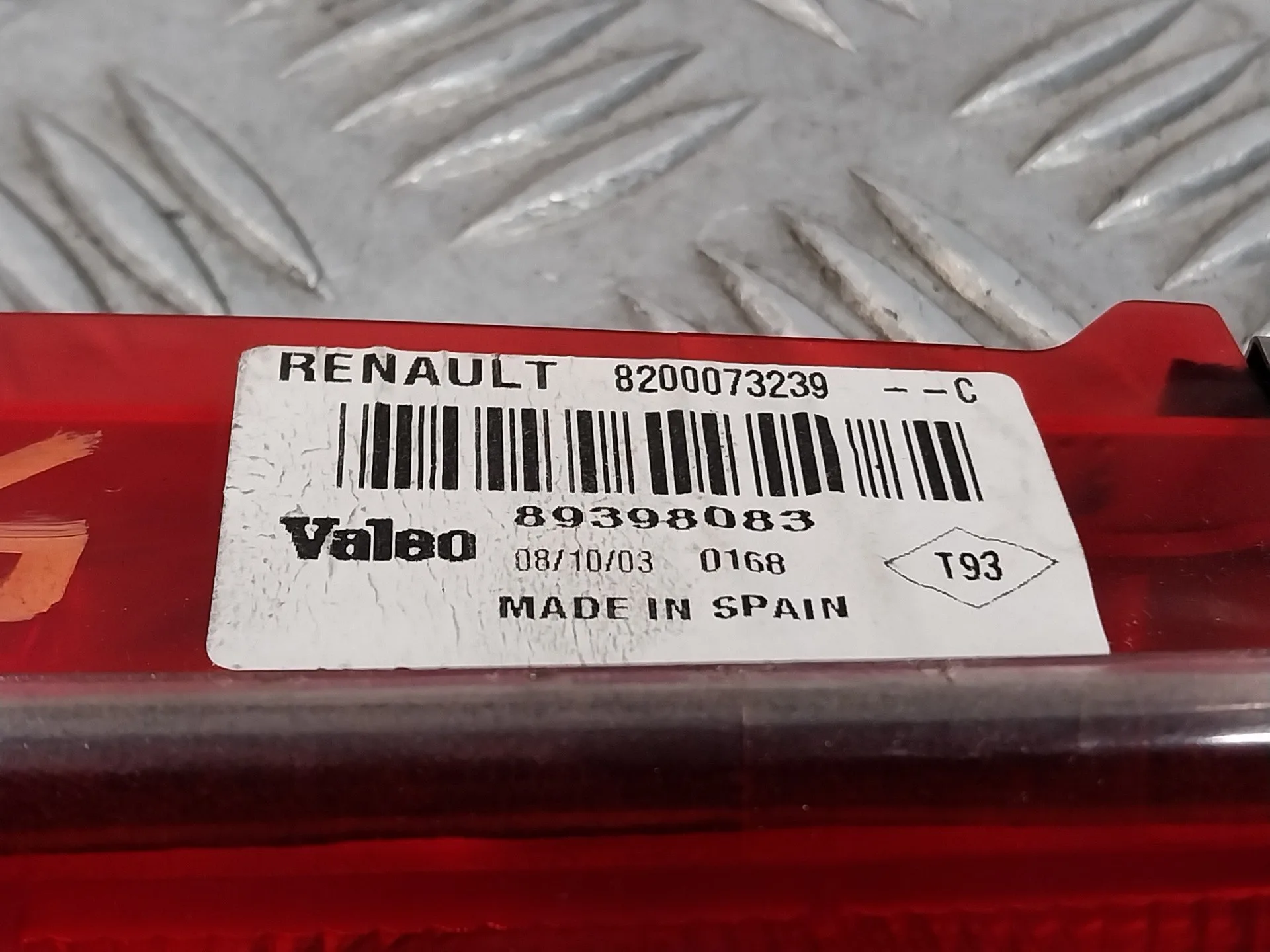 Luz Central De Freno para Renault Scenic Ii
