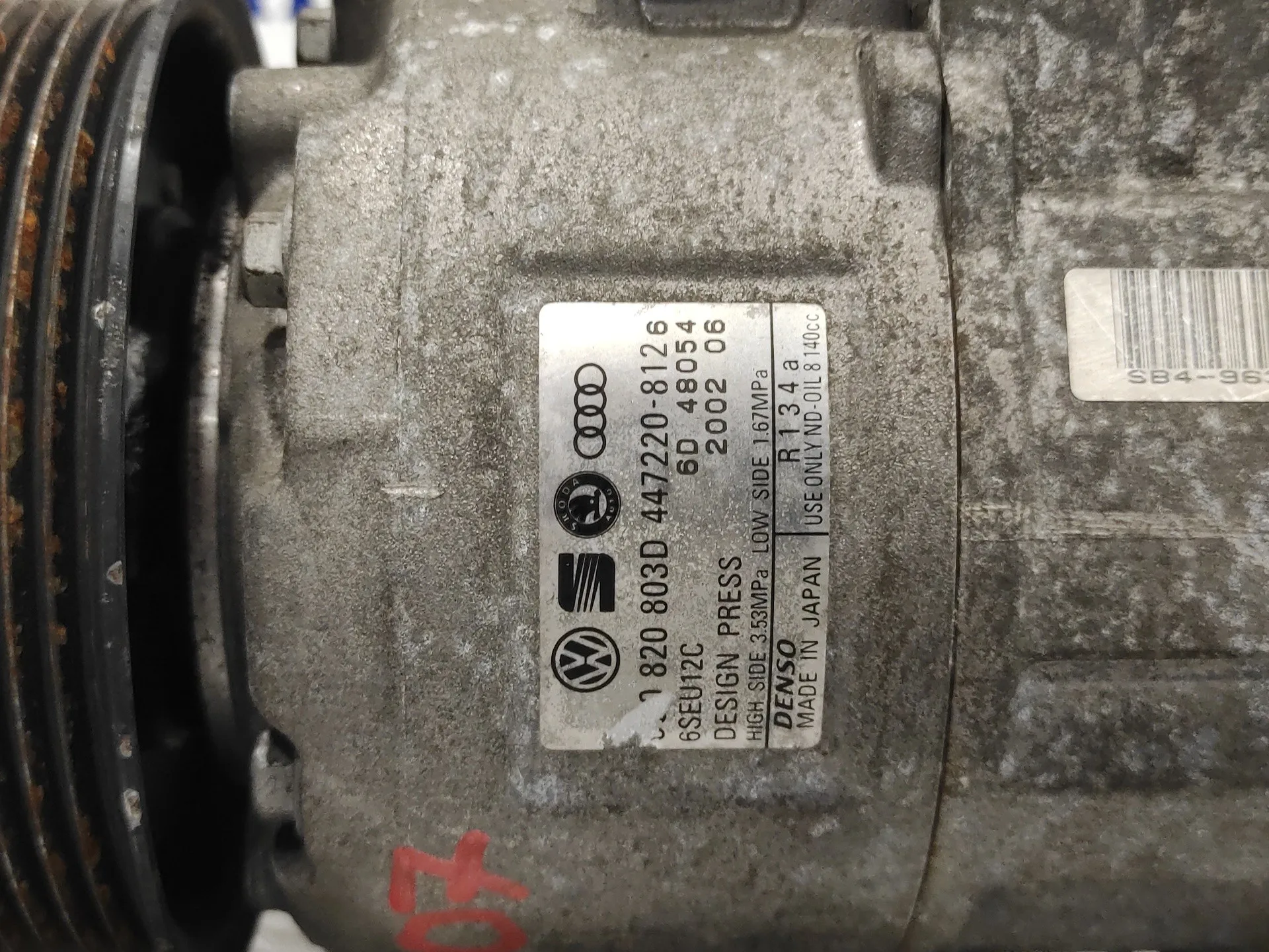 Compresor Aire Acondicionado para Volkswagen Polo (9N1)