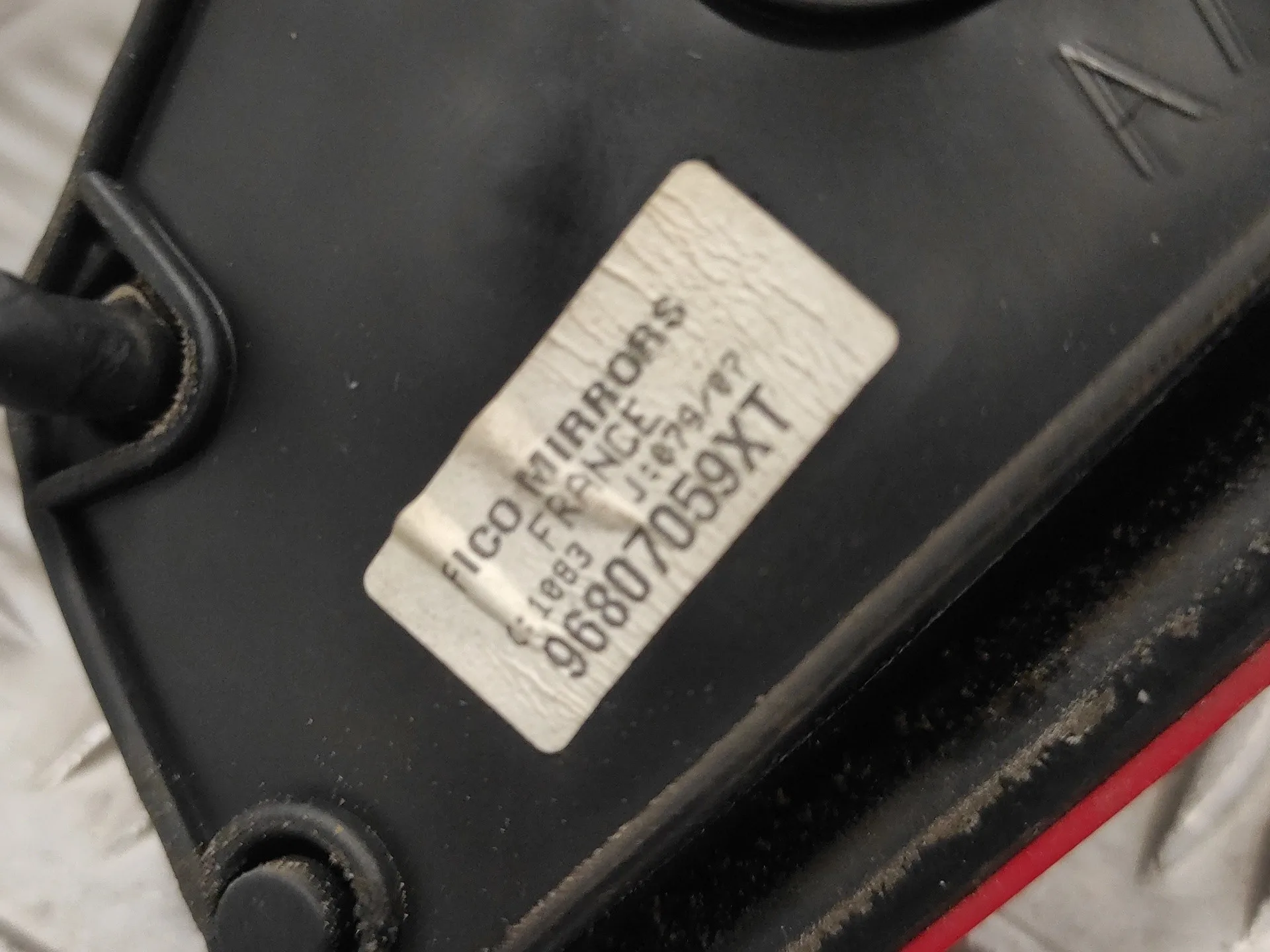 Retrovisor Derecho para Peugeot 207 Cc