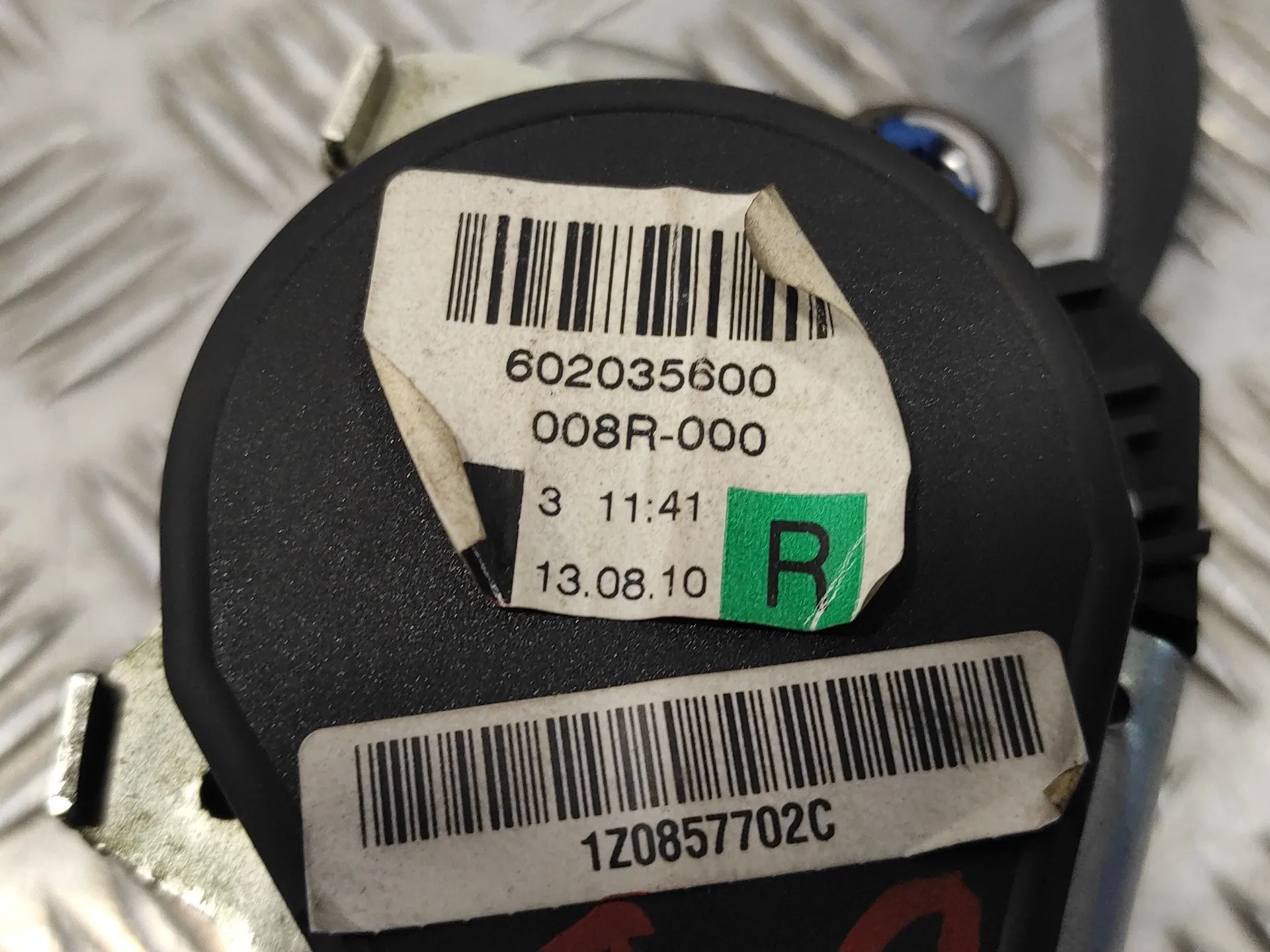 Cinturon Seguridad Delantero Derecho para Skoda Octavia Berlina (1Z3)