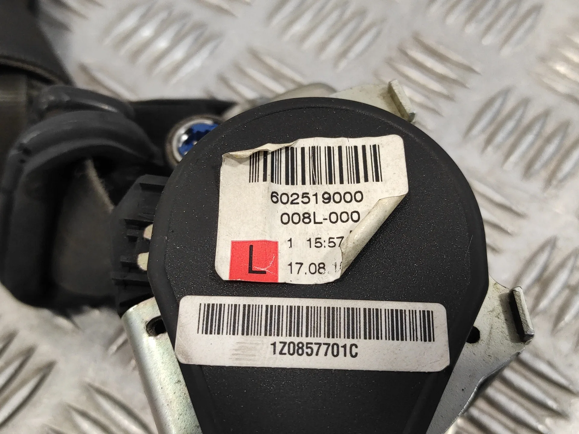 Cinturon Seguridad Delantero Izquierdo para Skoda Octavia Berlina (1Z3)