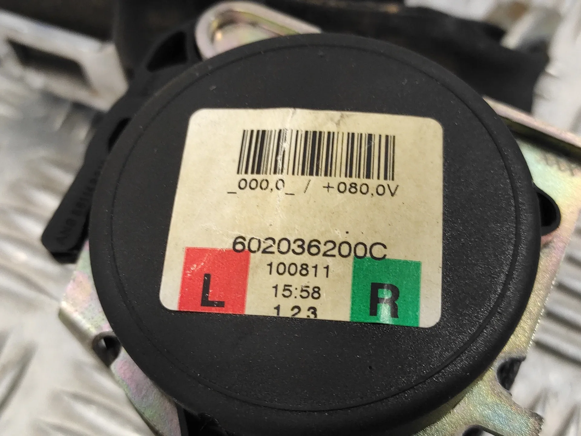Cinturon Seguridad Trasero Izquierdo para Skoda Octavia Berlina (1Z3)