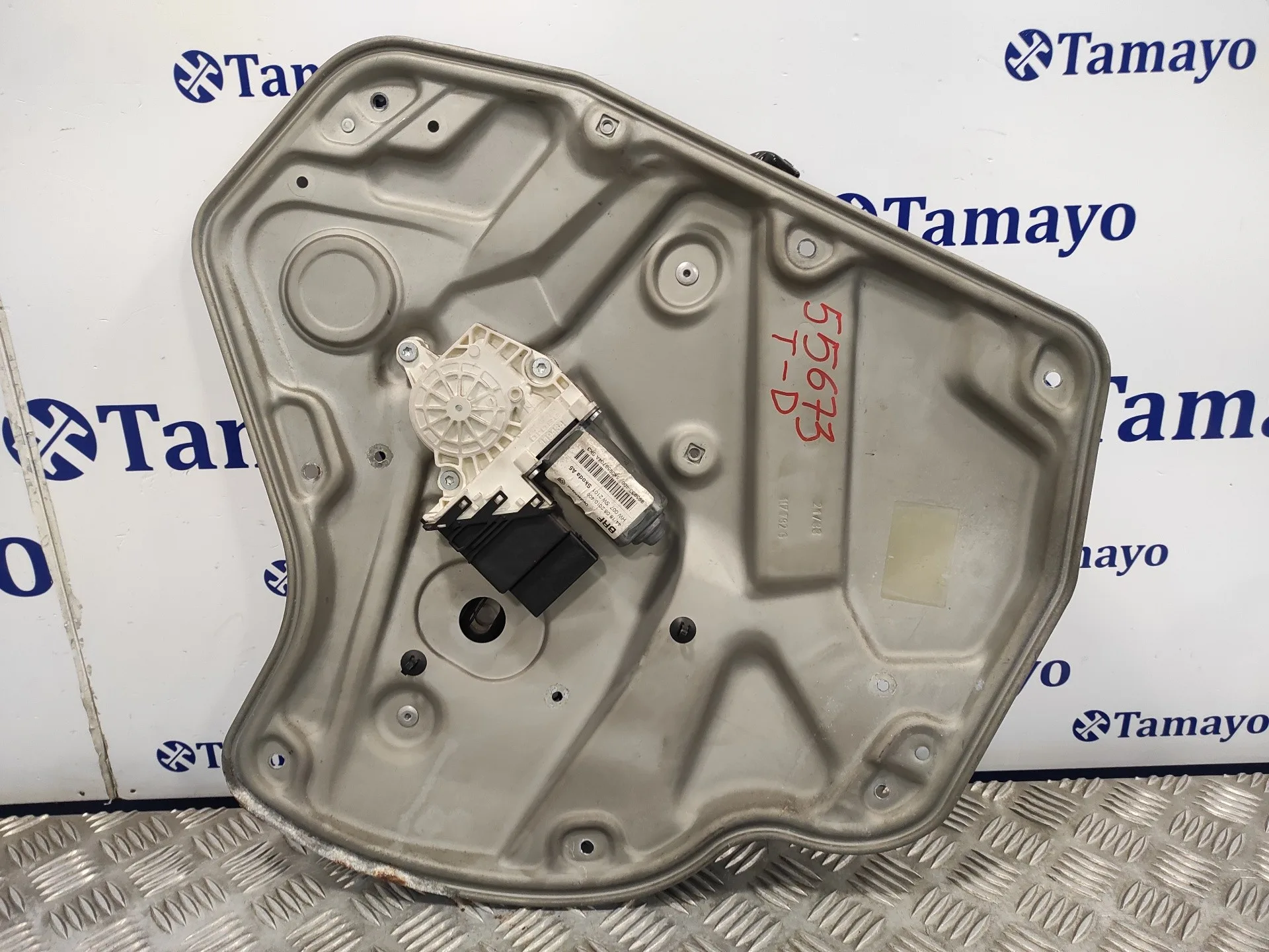 Elevalunas Trasero Derecho para Skoda Octavia Berlina (1Z3)