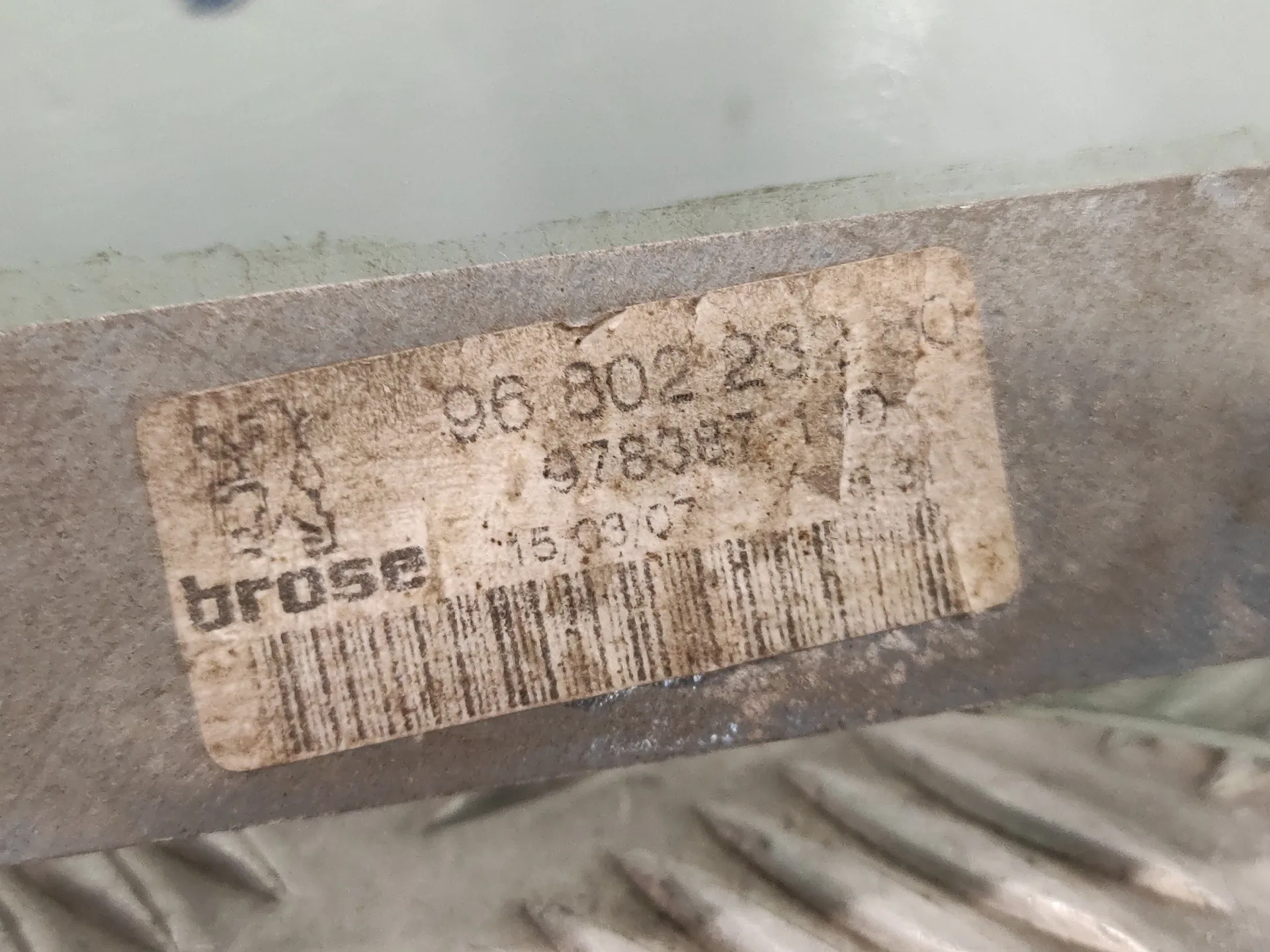 Luna Custodia Trasera Izquierda para Peugeot 207 Cc