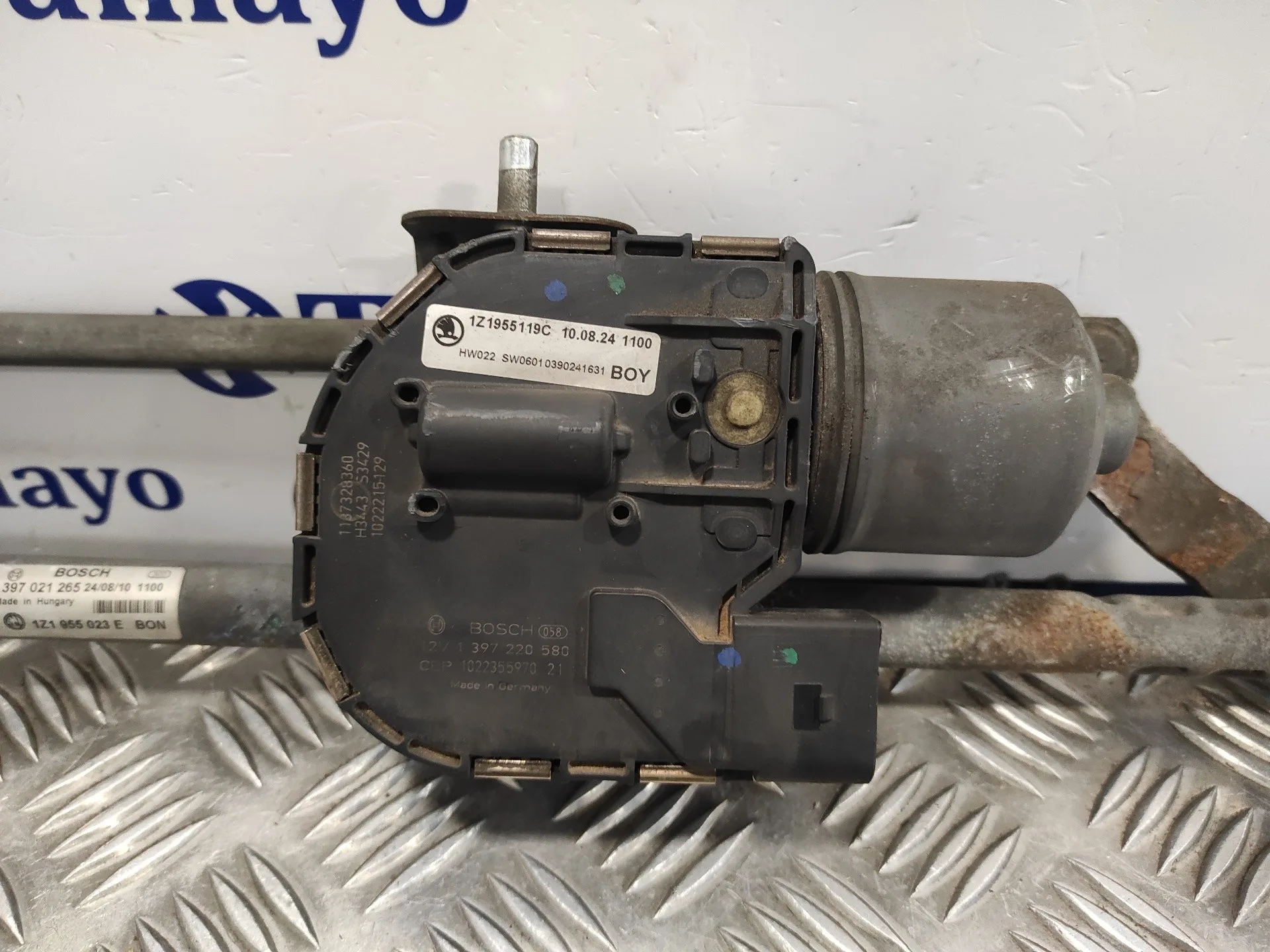 Motor Limpia Delantero para Skoda Octavia Berlina (1Z3)