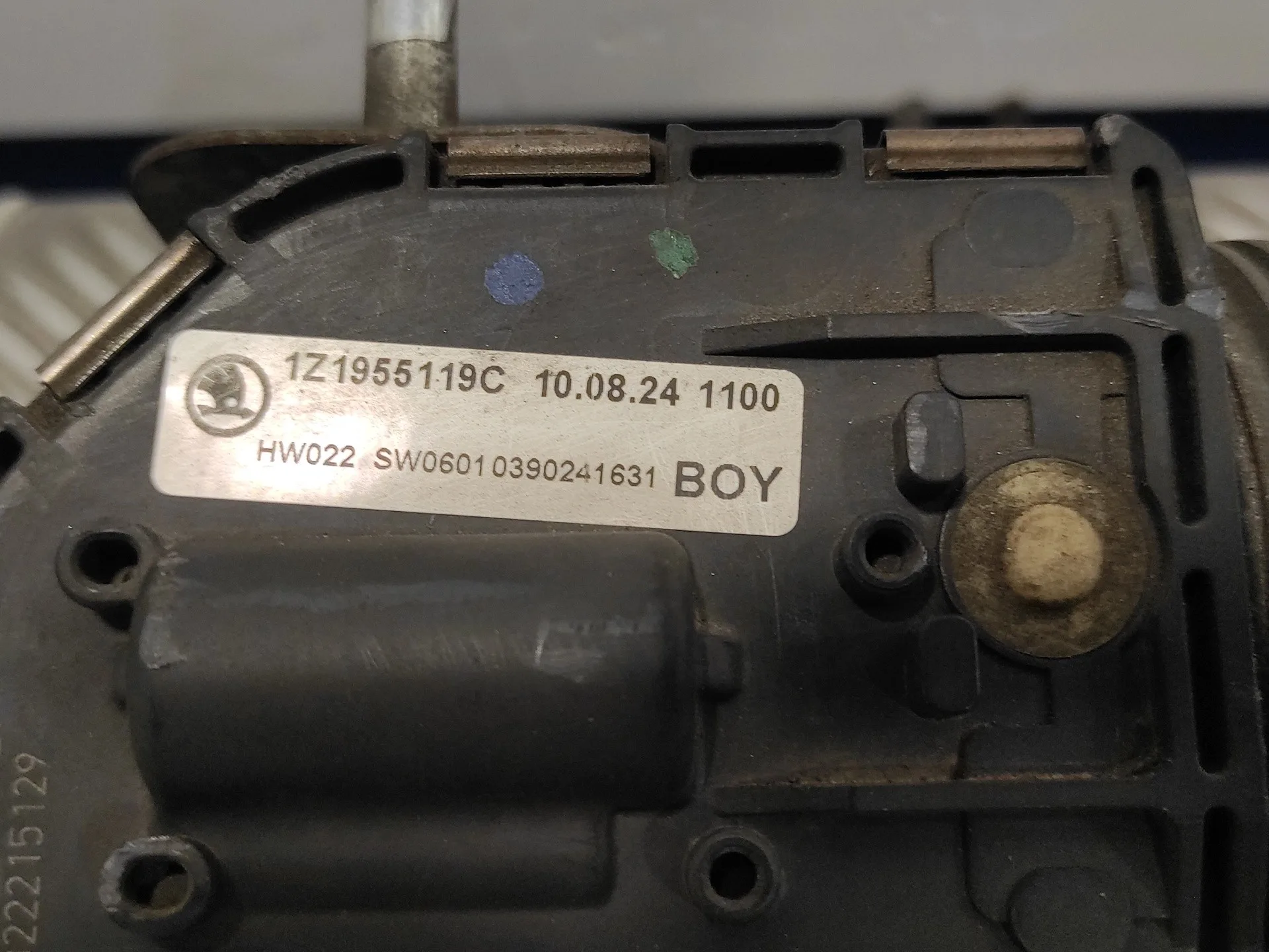 Motor Limpia Delantero para Skoda Octavia Berlina (1Z3)