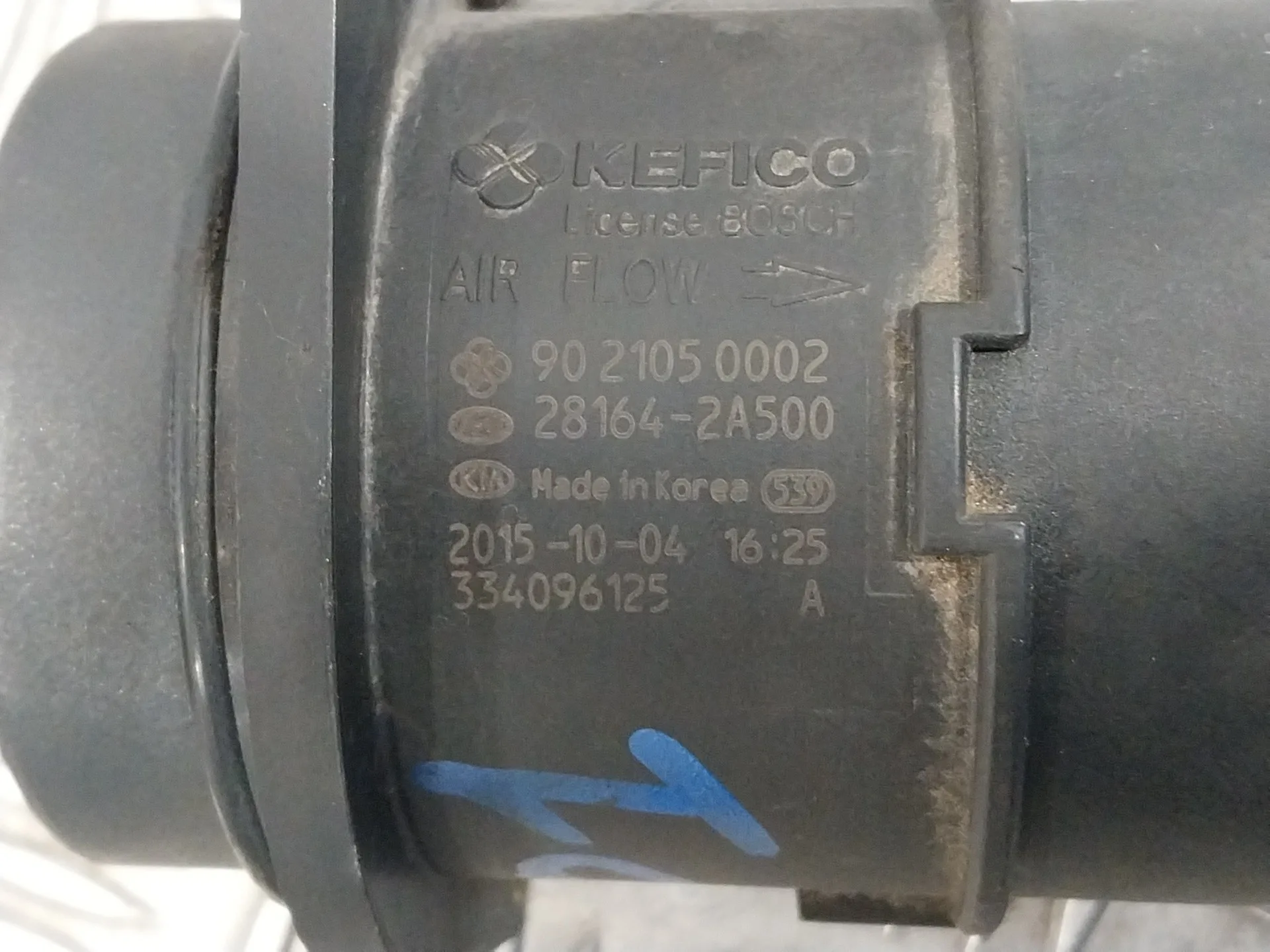 Caudalimetro para Kia Rio (Ub/Qb)