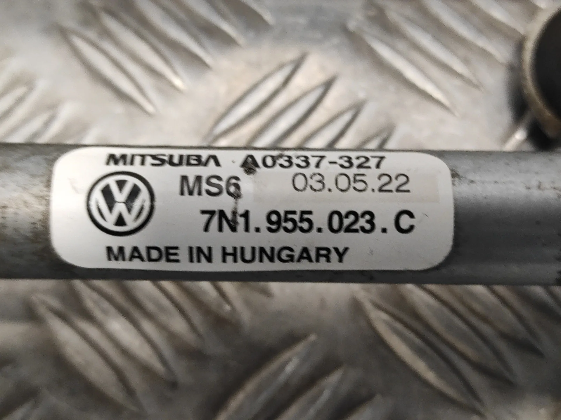 Motor Limpia Delantero para Seat Alhambra (7N)