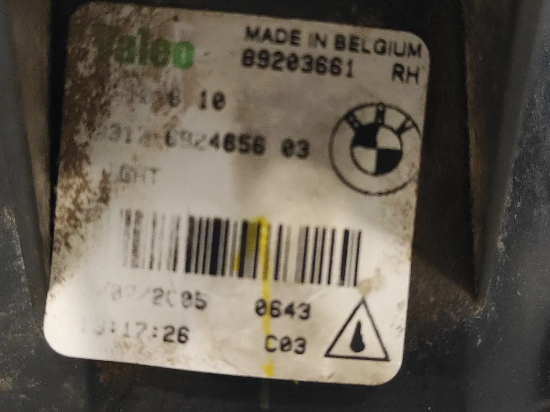 Faro Antiniebla Derecho para Bmw Serie 1 Berlina (E81/E87)