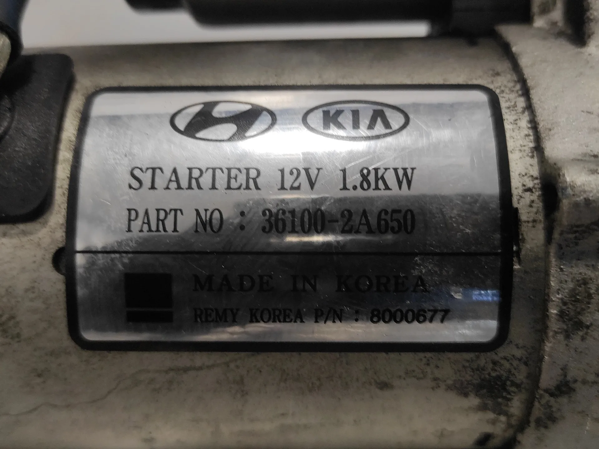 Motor Arranque para Kia Rio (Ub/Qb)