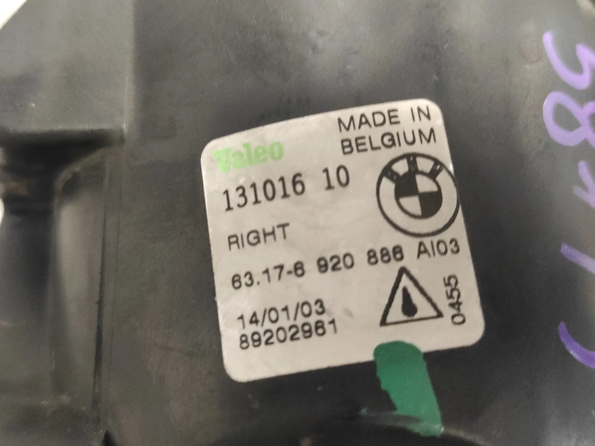 Faro Antiniebla Derecho para Bmw X5 (E53)