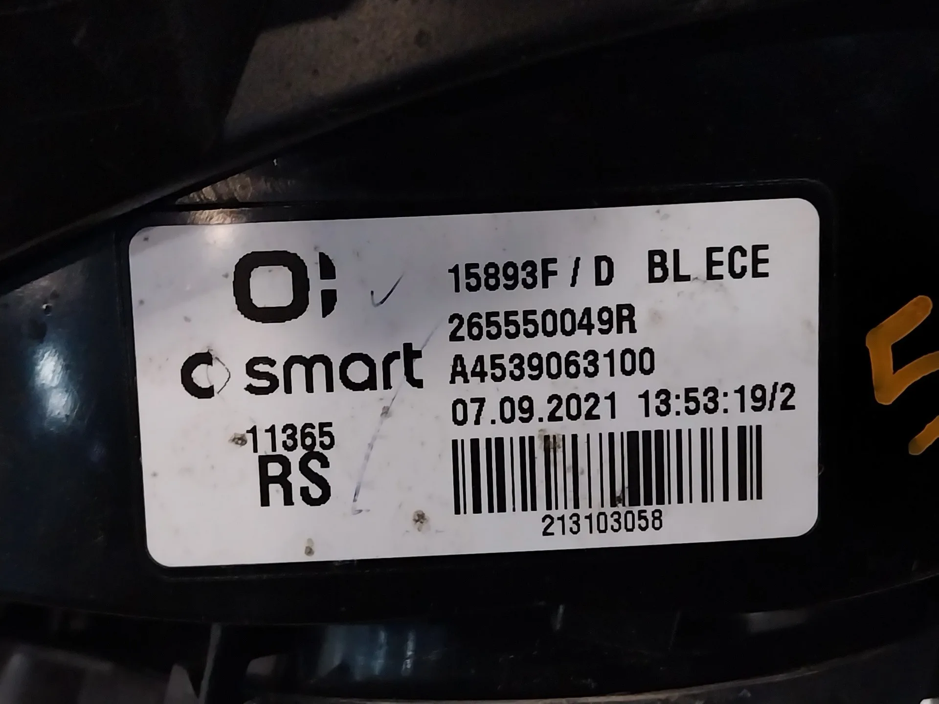 Piloto Trasero Izquierdo para Smart Forfour