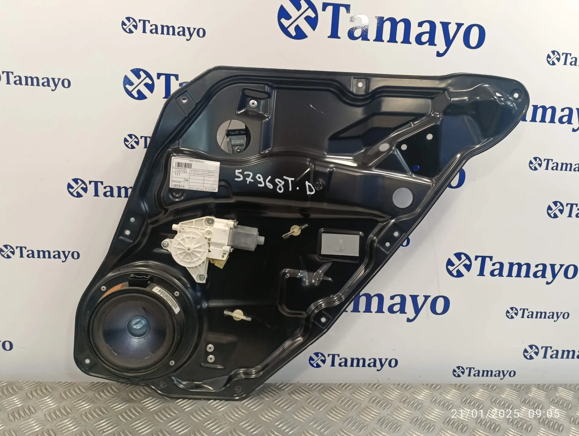 Elevalunas Trasero Derecho para Mercedes-Benz Clase M (W164)