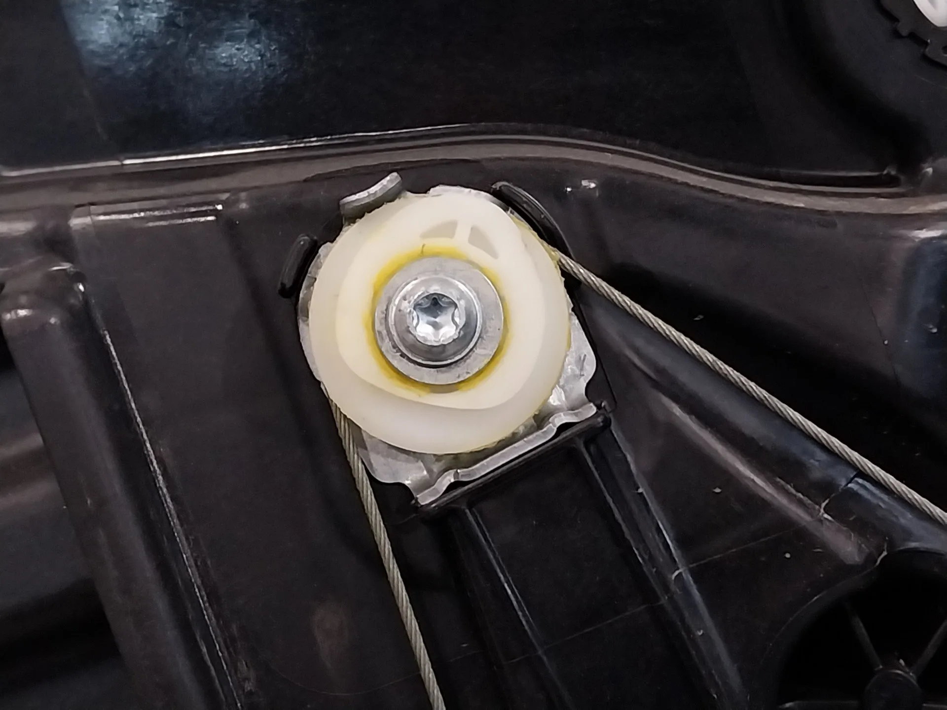 Elevalunas Trasero Derecho para Ford Fiesta (Ce1)