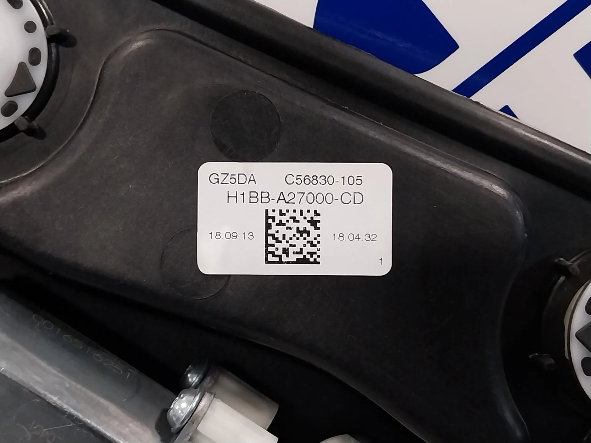 Elevalunas Trasero Derecho para Ford Fiesta (Ce1)