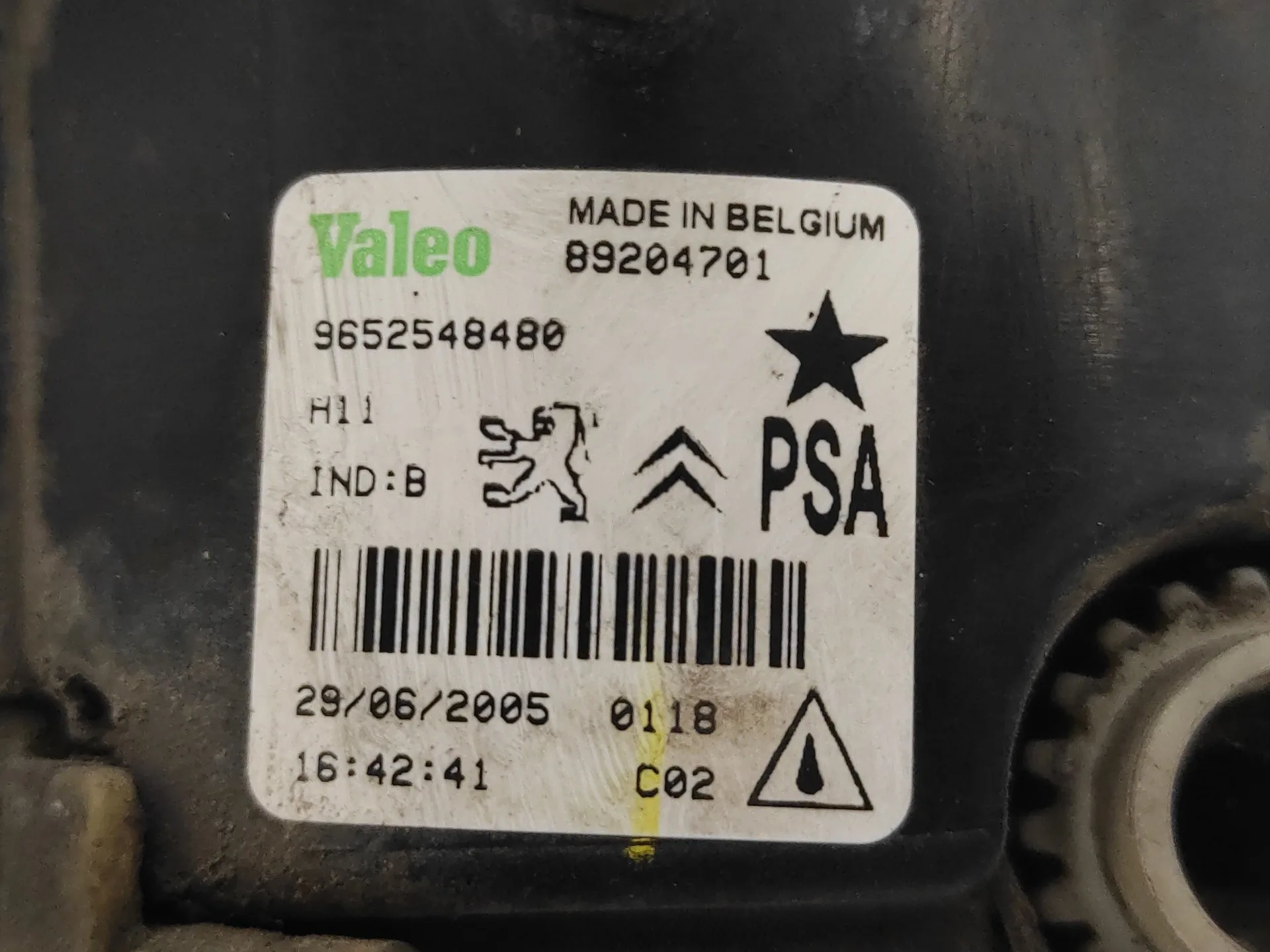 Faro Antiniebla Izquierdo para Peugeot Partner (S2)