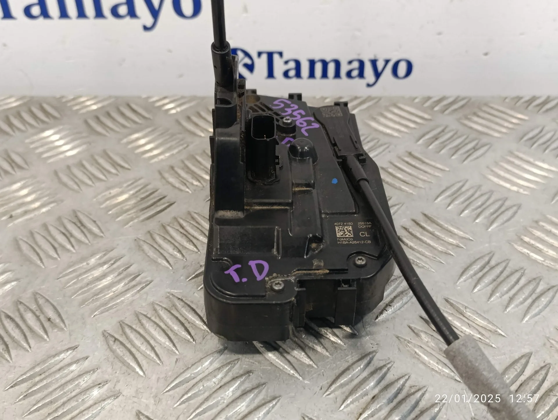 Cerradura Puerta Trasera Derecha para Ford Fiesta (Ce1)