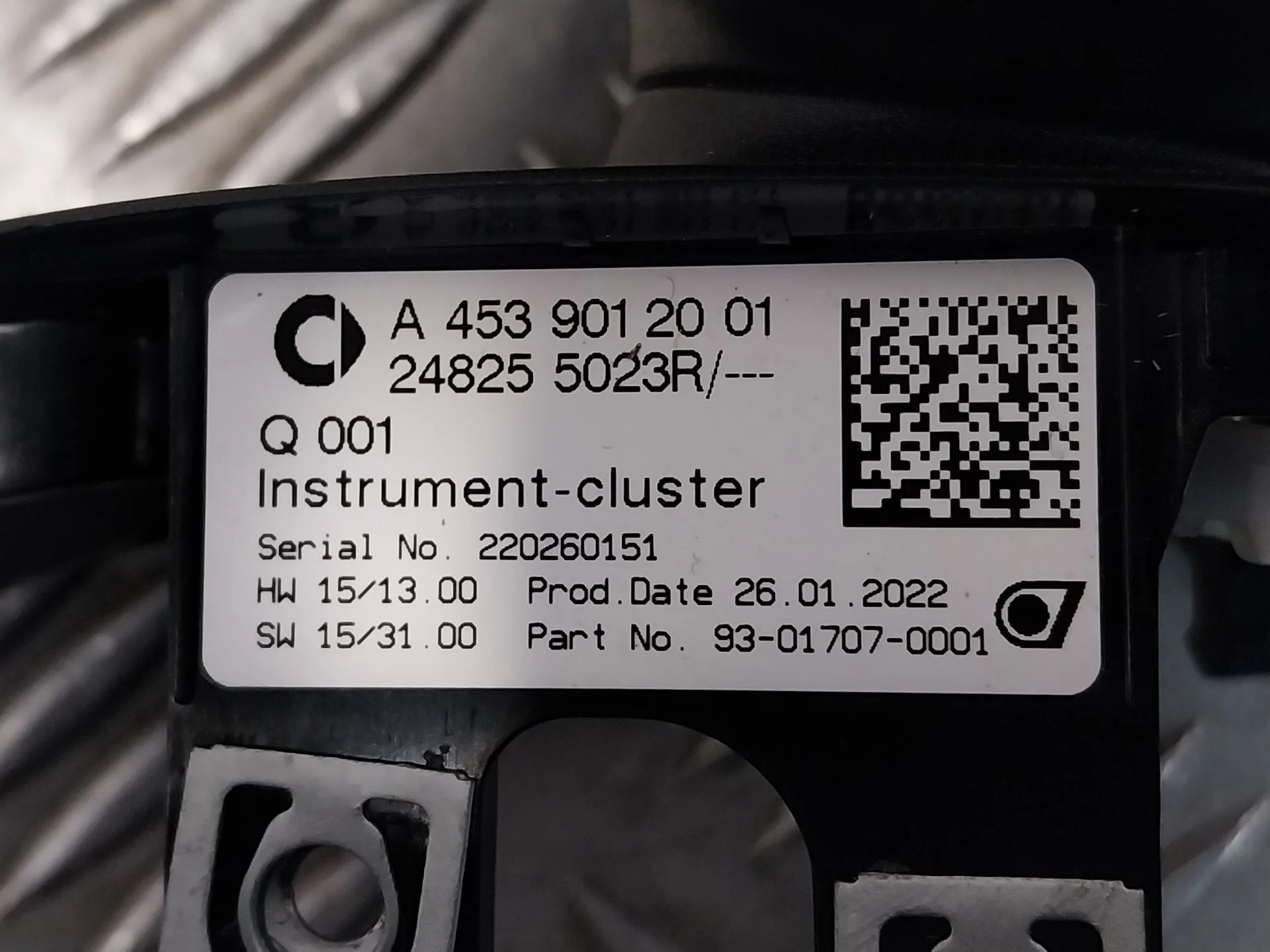 Cuadro Instrumentos para Smart Forfour