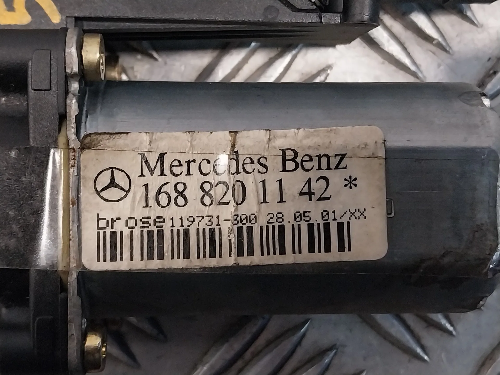 Motor Elevalunas Delantero Izquierdo para Mercedes-Benz Clase A (W168)