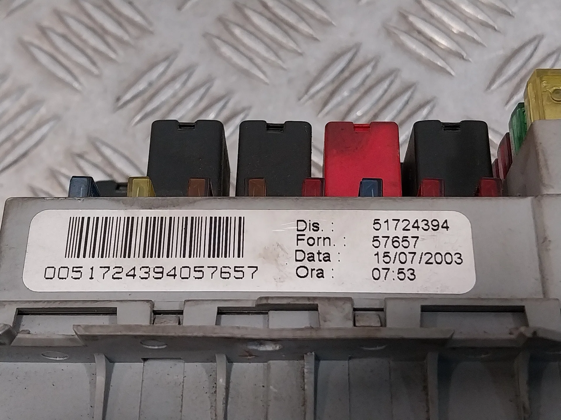 Caja Reles / Fusibles para Fiat Stilo Multi Wagon (192)