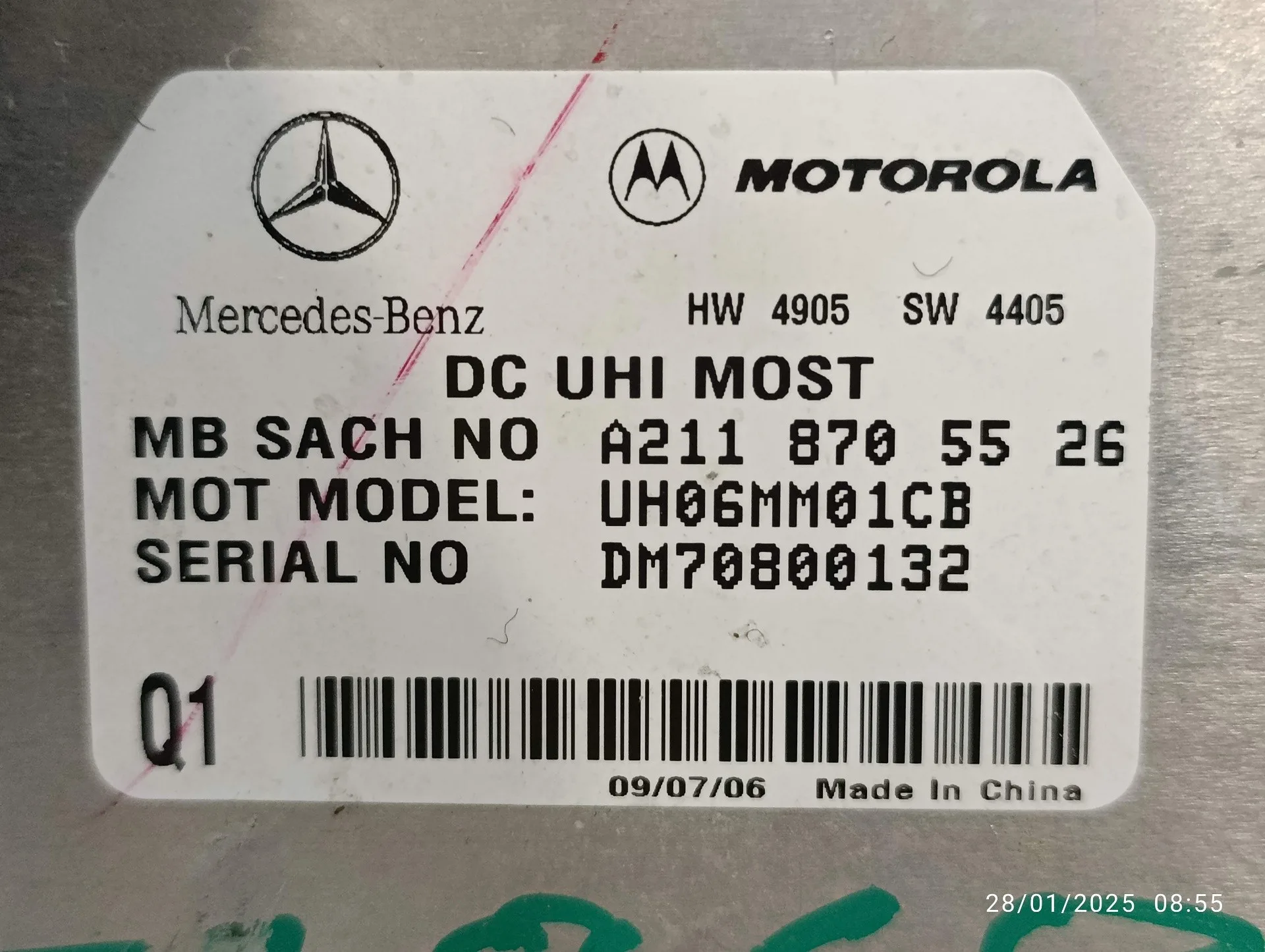 Modulo Electronico para Mercedes-Benz Clase M (W164)