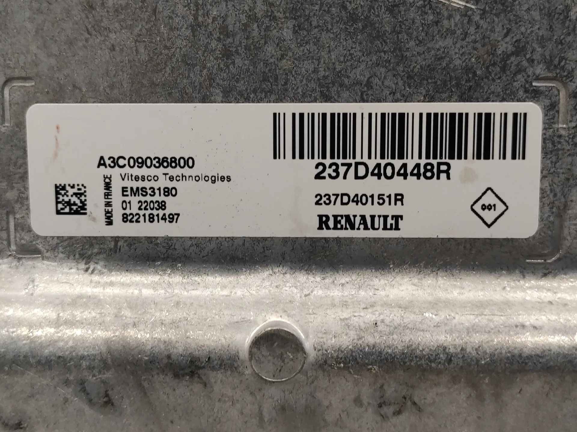 Centralita Motor Uce para Smart Forfour