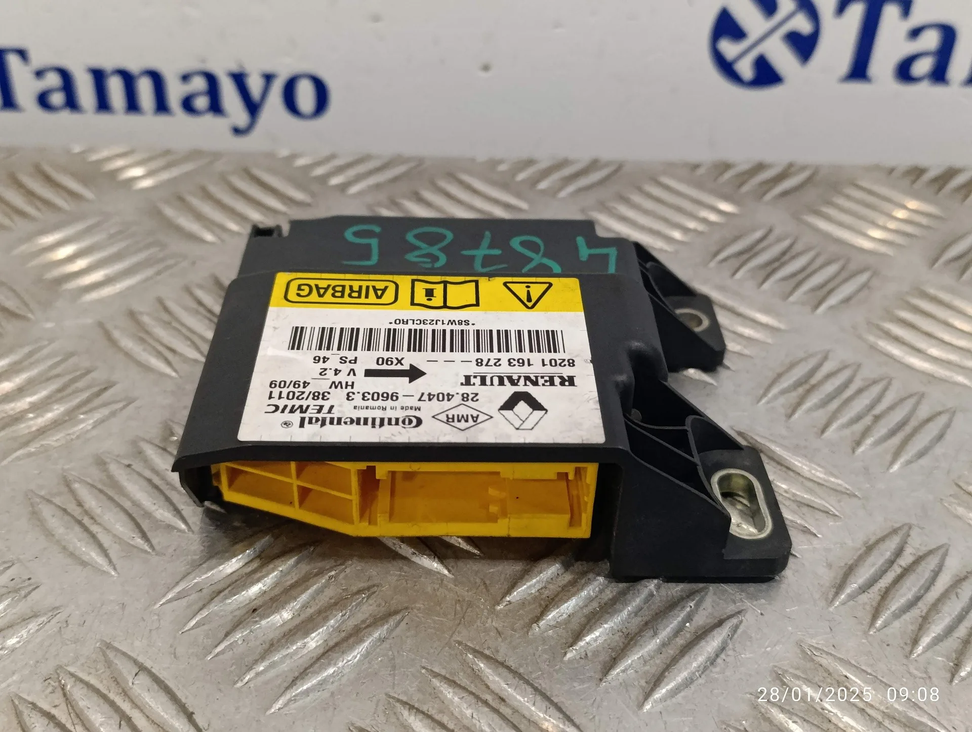 Centralita Airbag para Dacia Sandero