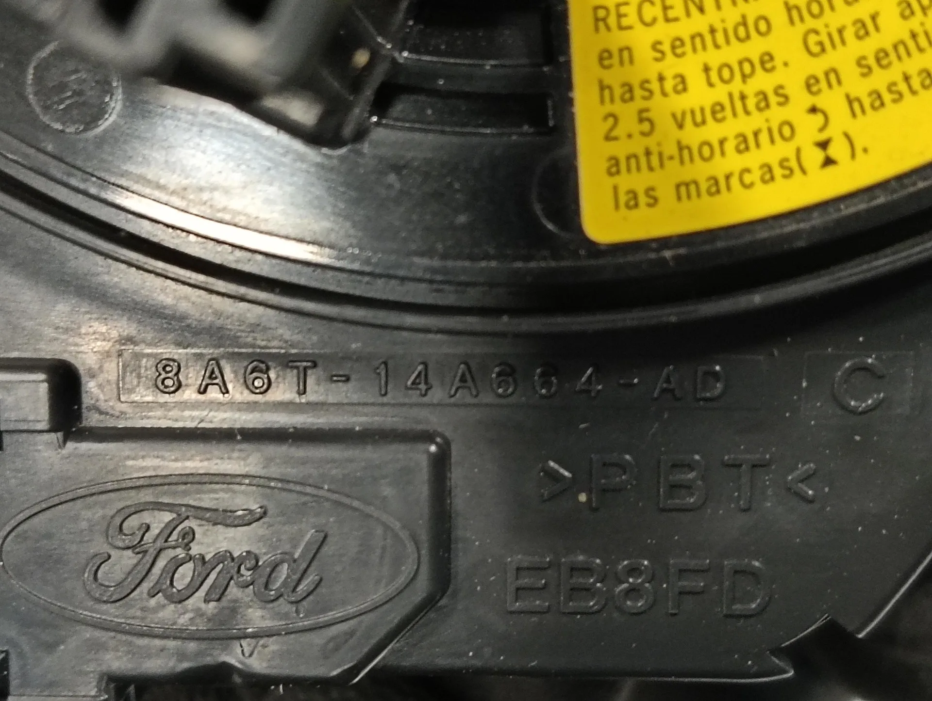Anillo Airbag para Ford Fiesta (Ccn)