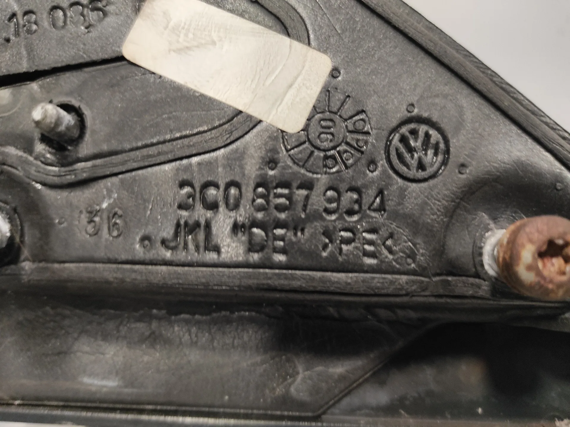 Retrovisor Derecho para Volkswagen Passat Berlina (3C2)