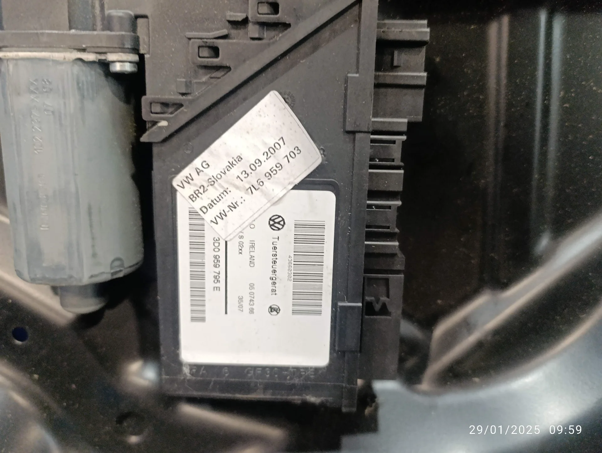Elevalunas Trasero Izquierdo para Volkswagen Touareg (7L6)