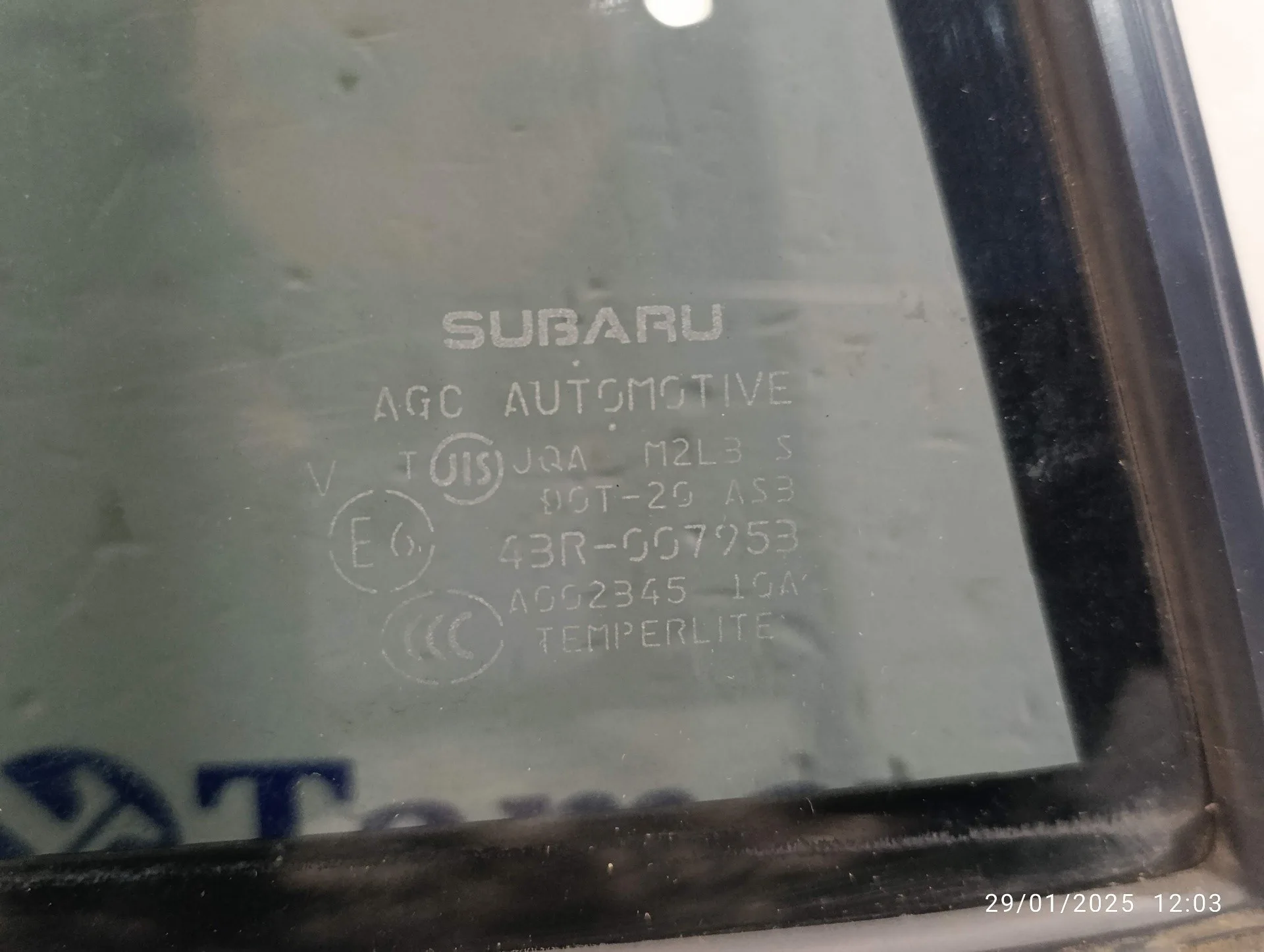 Luna Custodia Trasera Izquierda para Subaru Xv