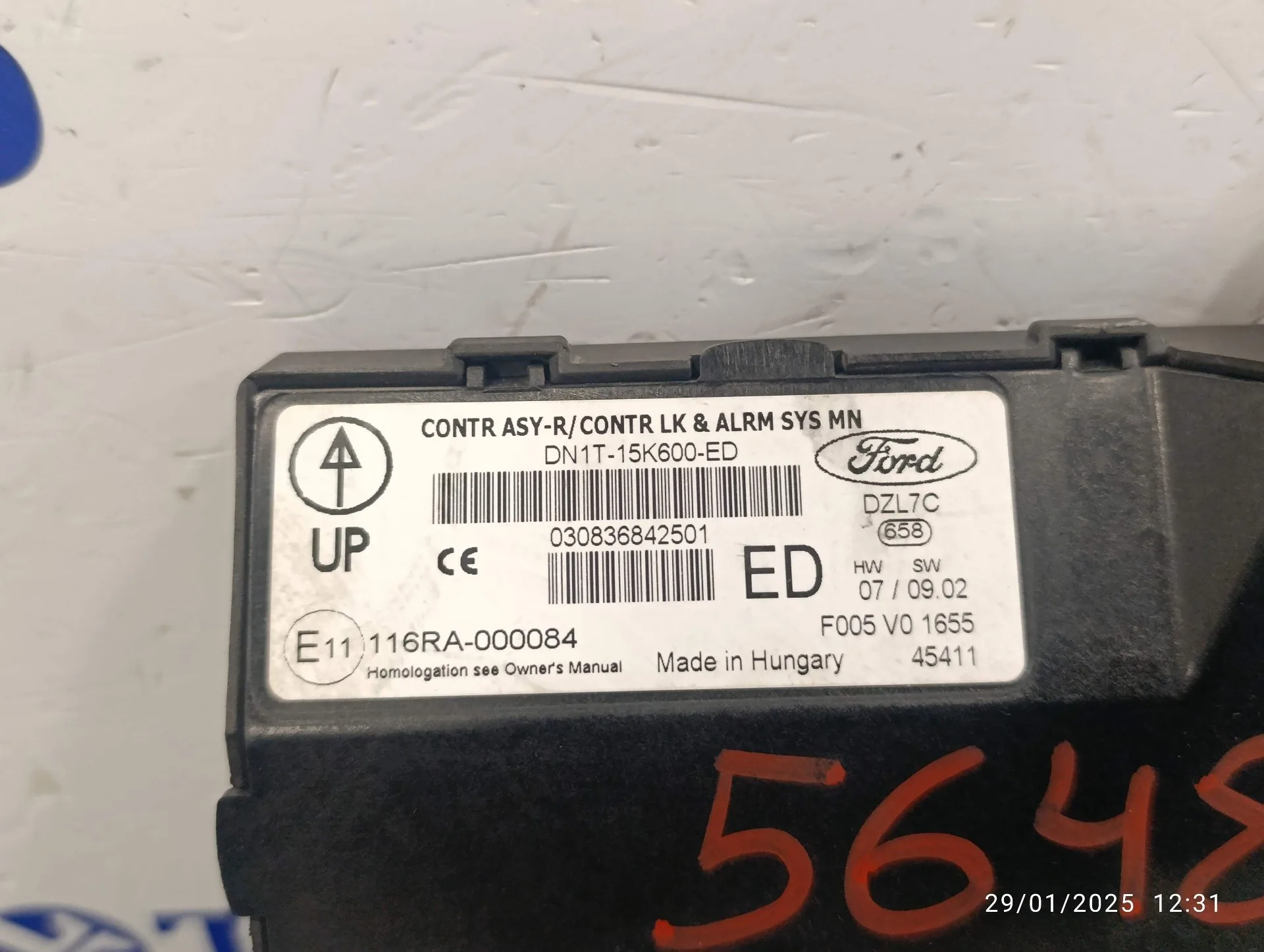 Modulo Electronico para Ford Fiesta (Ccn)