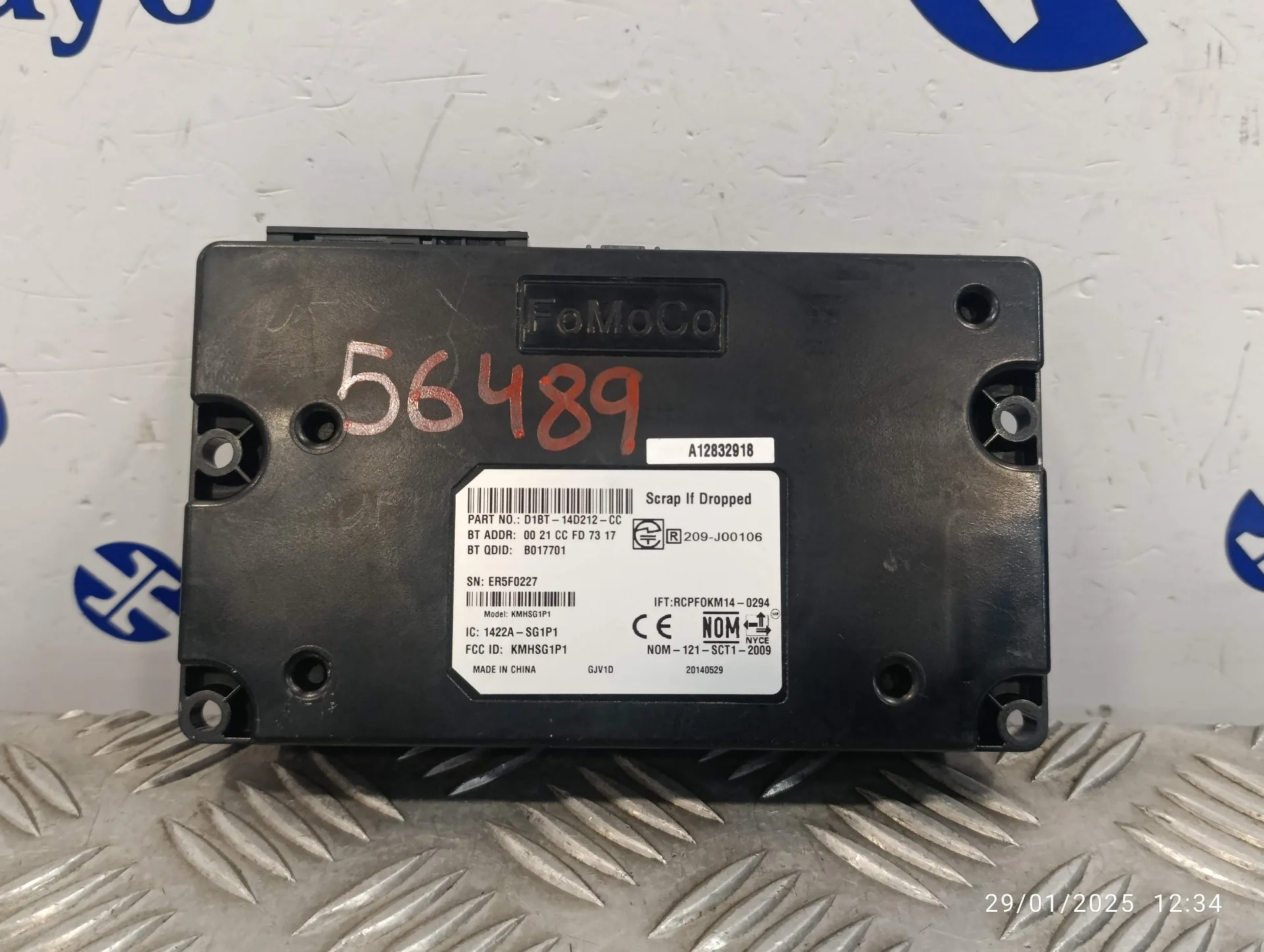 Modulo Electronico para Ford Fiesta (Ccn)