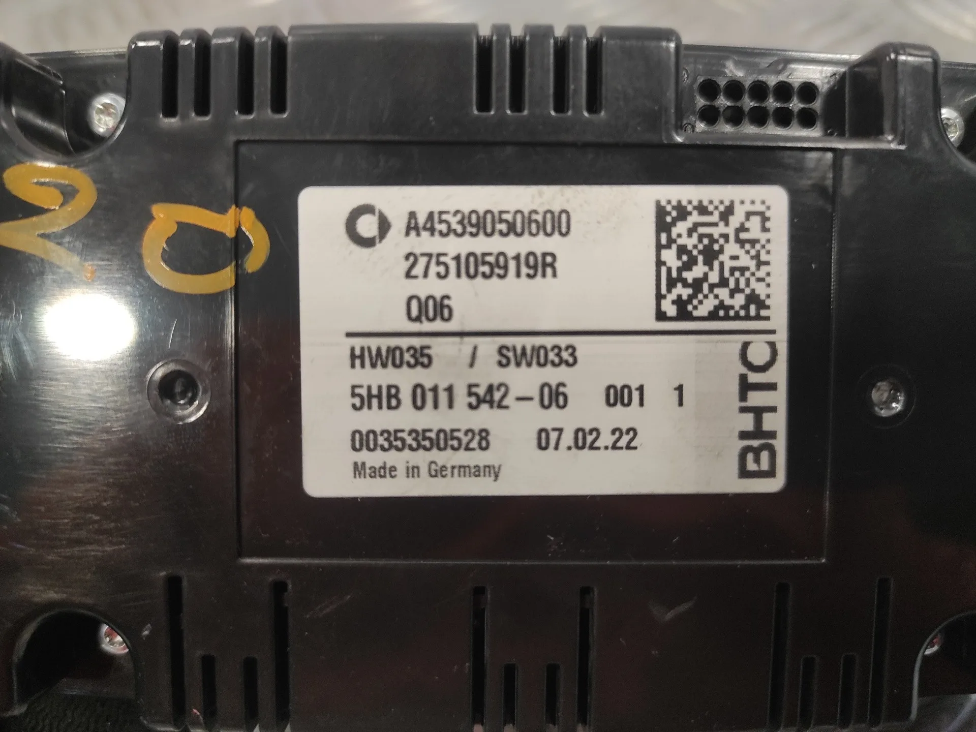 Mando Climatizador para Smart Forfour