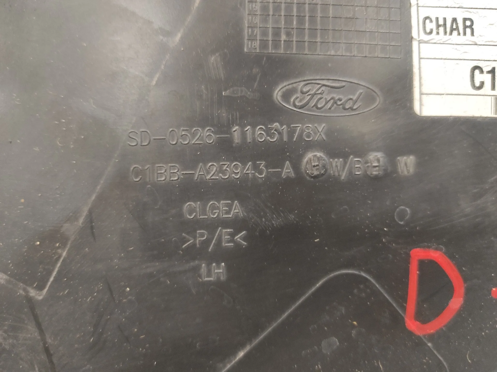 Guarnecido Puerta Delantera Izquierda para Ford Fiesta (Ccn)