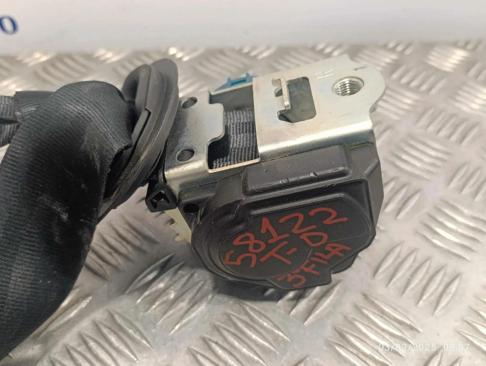 Cinturon Seguridad Trasero Derecho para Seat Alhambra (7N)