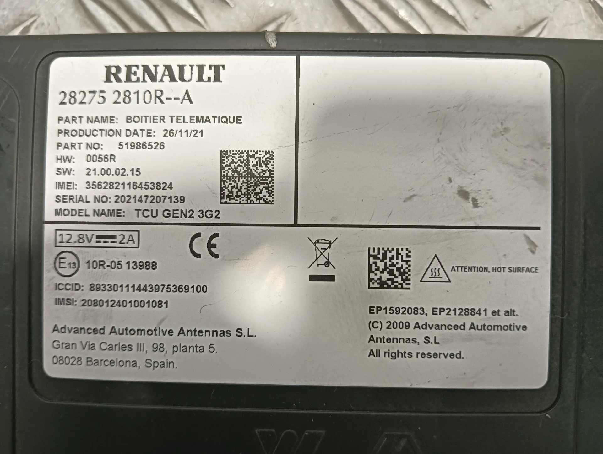 Modulo Electronico para Smart Forfour