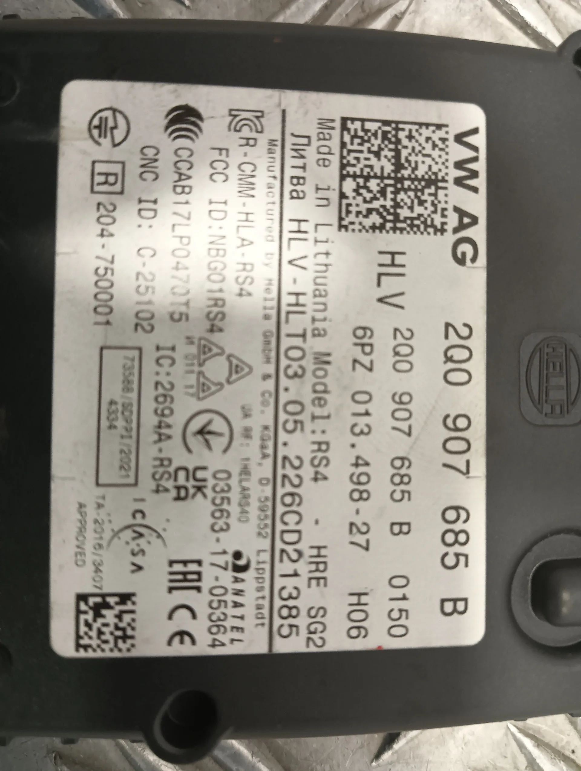 Radar Proximidad Trasero para Seat Alhambra (7N)