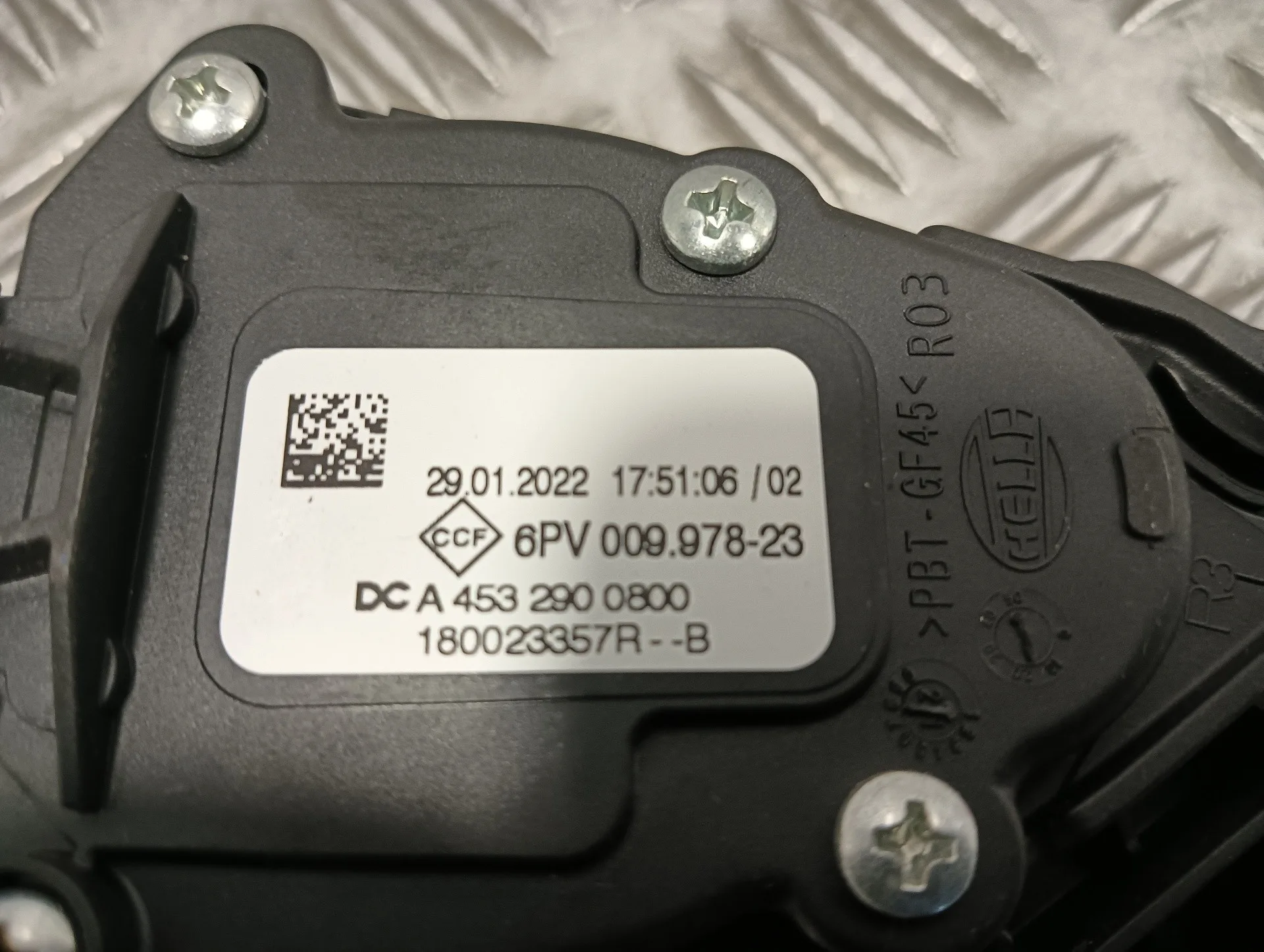 Pedal Acelerador para Smart Forfour