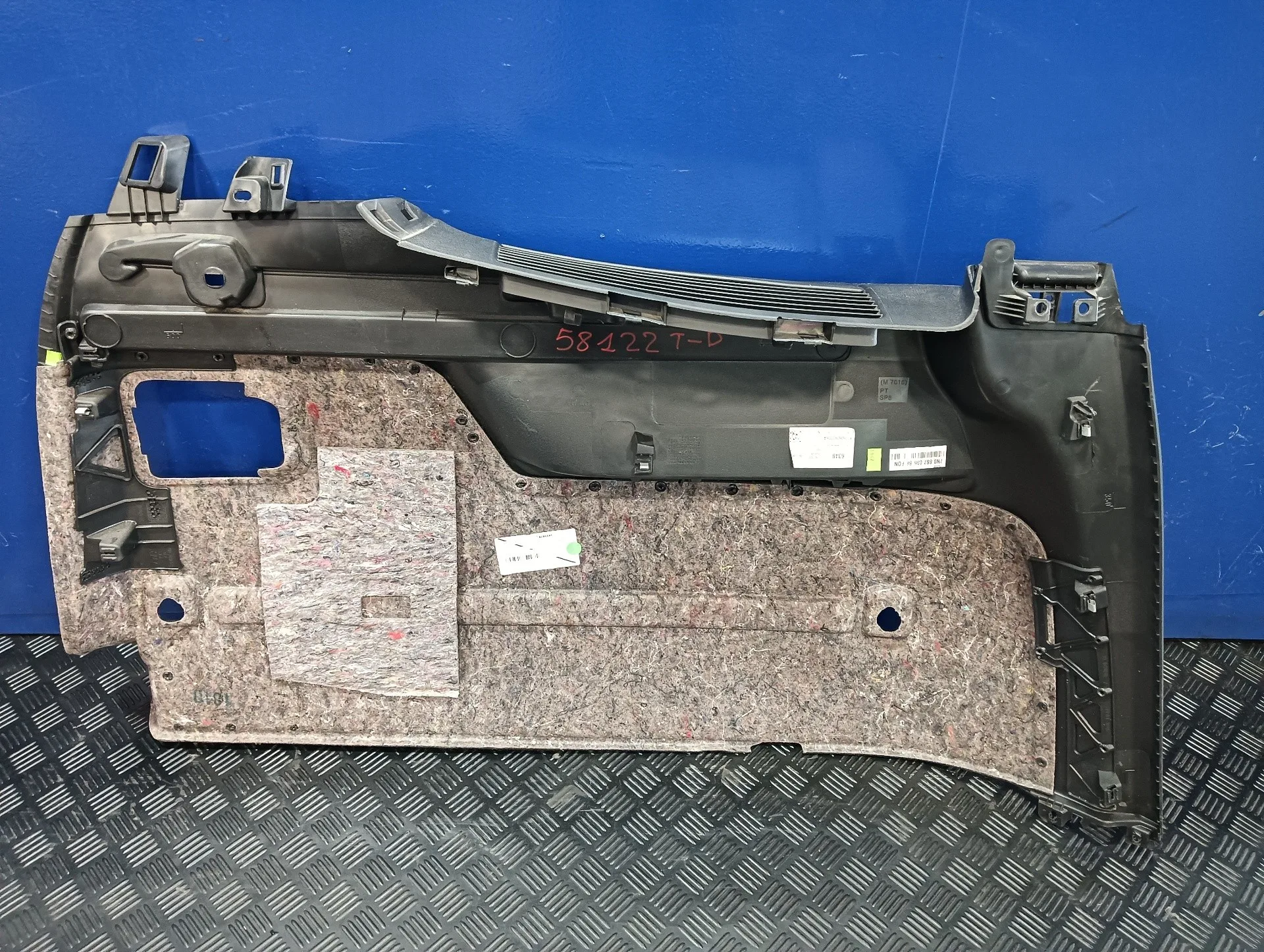 Guarnecido Puerta Trasera Derecha para Seat Alhambra (7N)