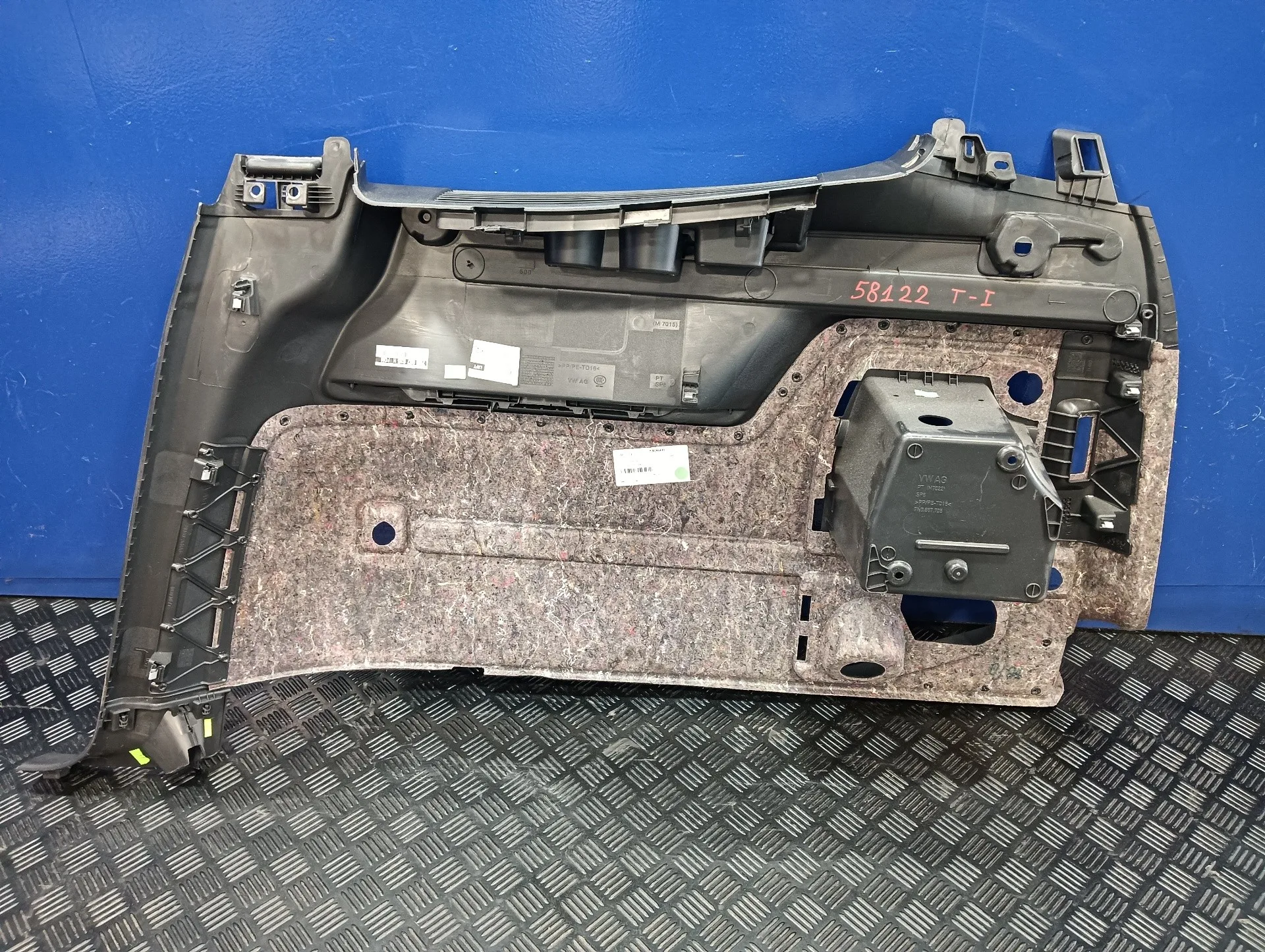 Guarnecido Puerta Trasera Izquierda para Seat Alhambra (7N)