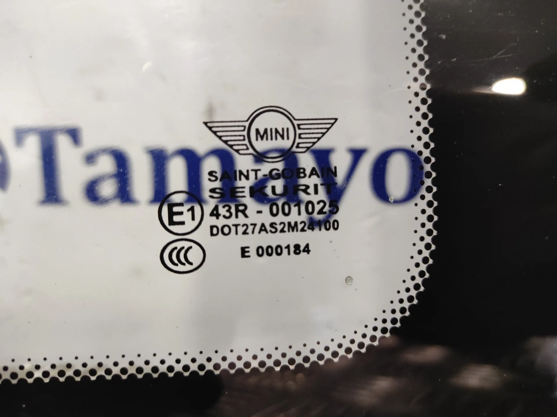 Luna Custodia Trasera Derecha para Mini Cooper